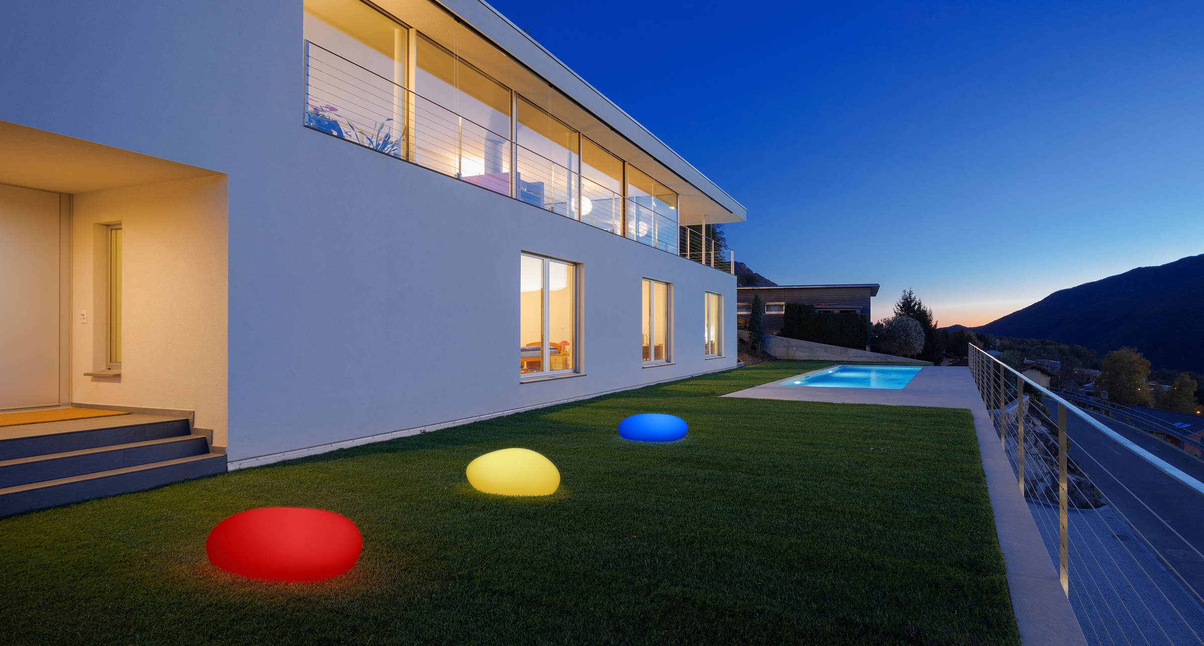 BONETTI LED Gartenleuchte »LED Solar Steinleuchte 50 cm«, Leuchtmittel LED-Modul | LED fest integriert