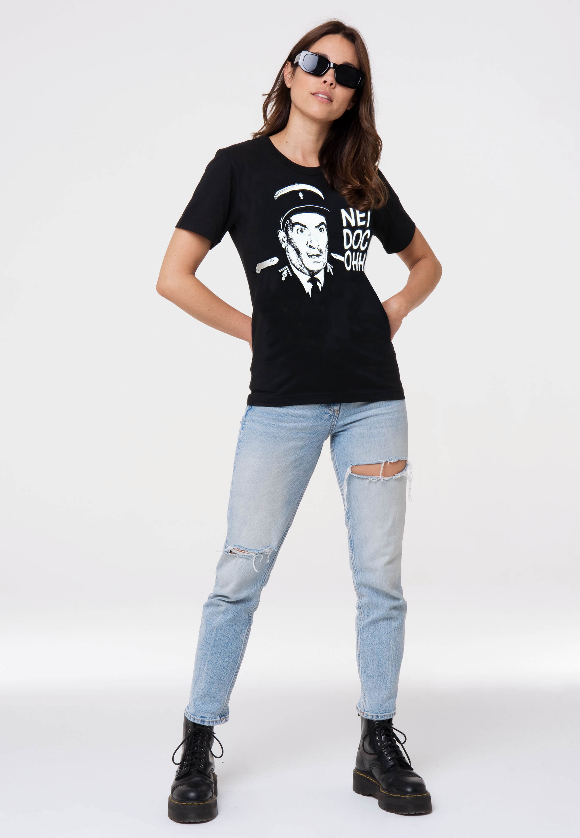 LOGOSHIRT T-Shirt »Gendarm von St.-Tropez - Nein! Doch! Ohhh!«, (1 tlg.), mit coolem Print