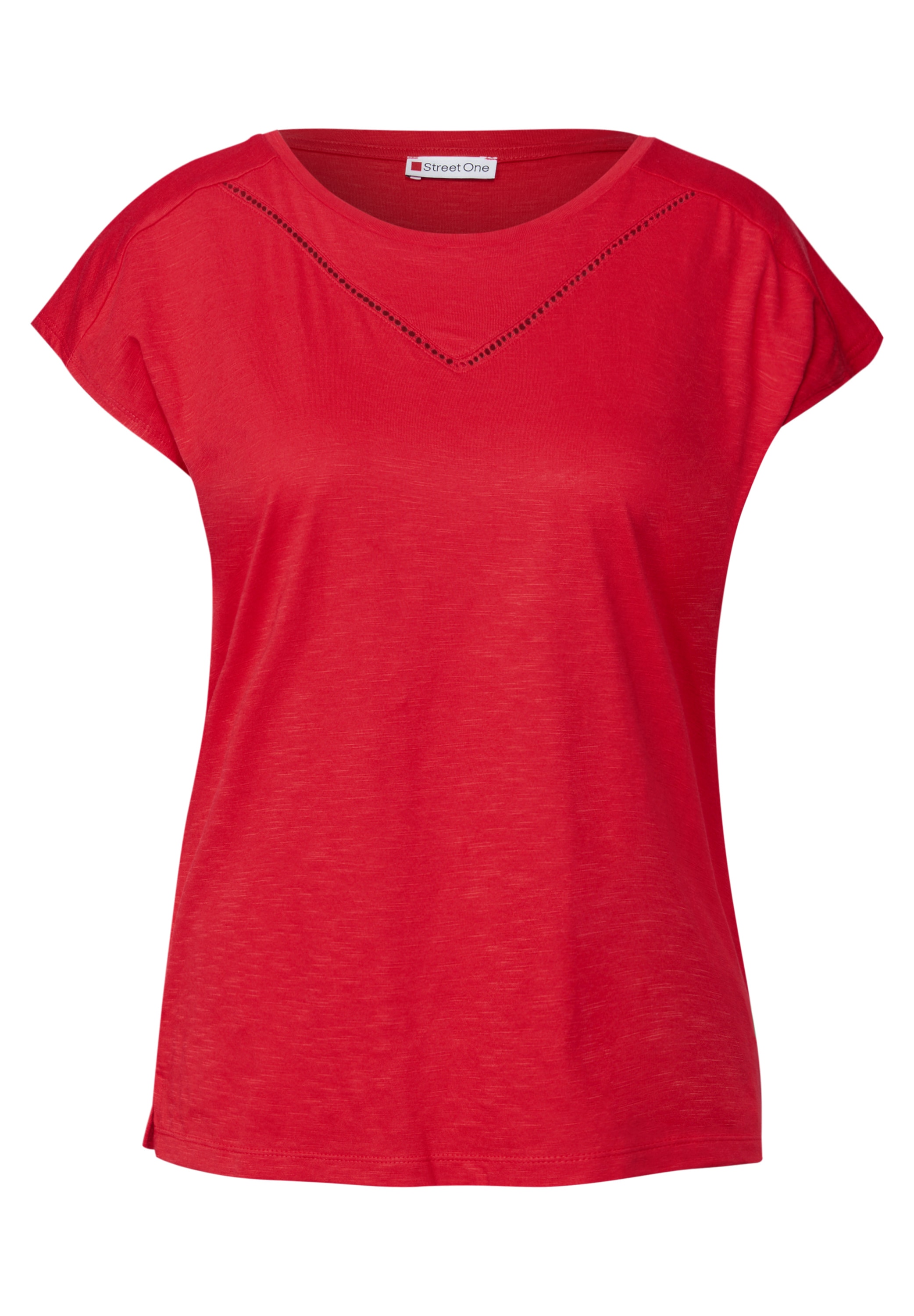 STREET ONE Shirttop, mit Deko-Tape