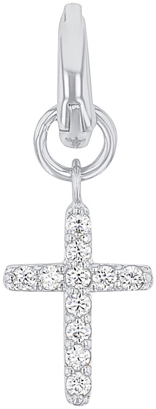 Amor Charm Kreuz »2038512«, mit Zirkonia (synth.)