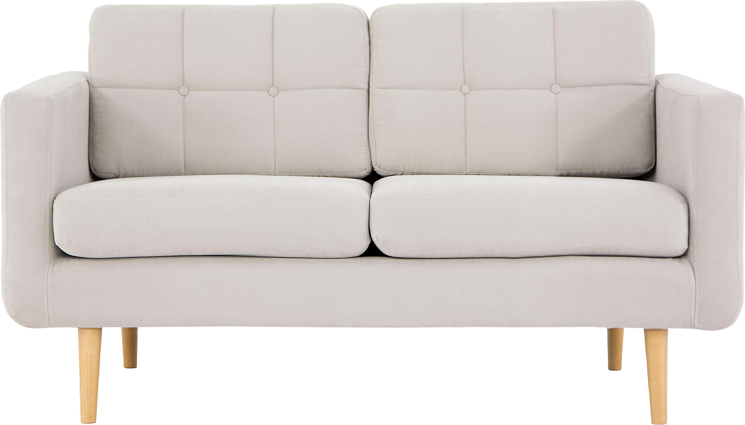 Home affaire 2-Sitzer »Brest«, mit Knopfheftung und Steppung im Rücken, geradliniges Design