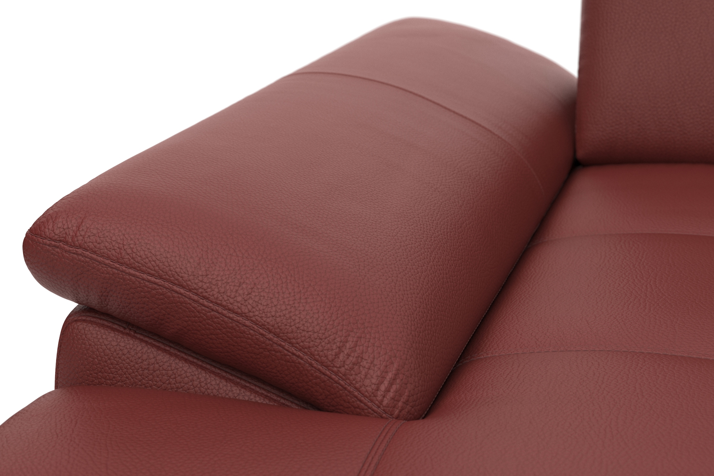 Places of Style Wohnlandschaft »Costello U-Form, mit Sitztiefenverstellung, Armteilverstellung und«, 3 Nierenkissen, optional Bettfunktion und Bettkasten