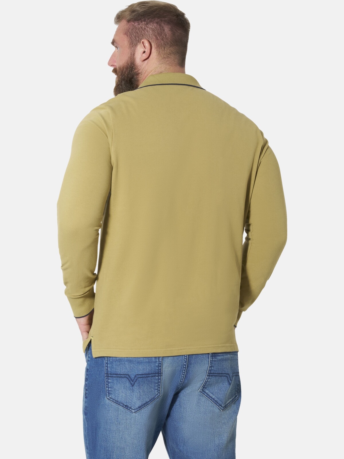 Jan Vanderstorm Langarm-Poloshirt »Langarm-Poloshirt RUDIN«