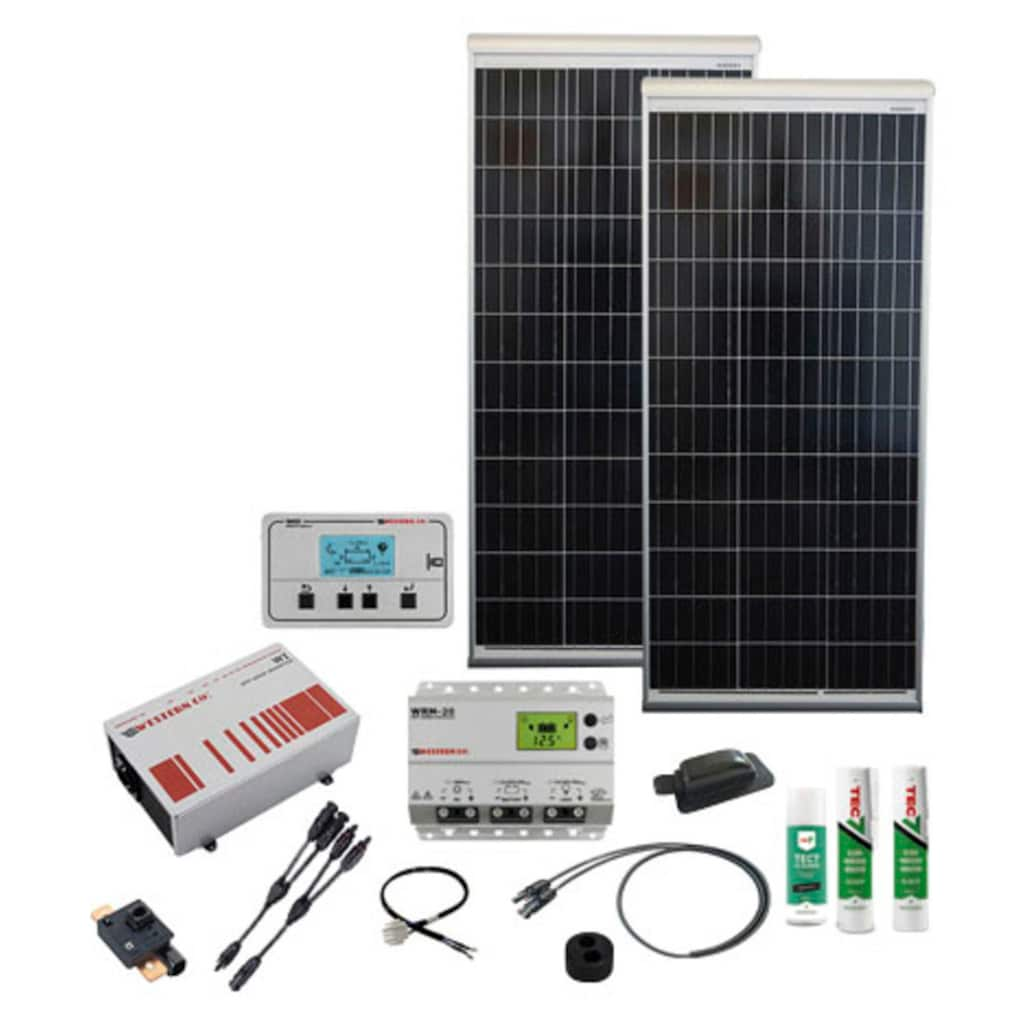 Phaesun Solaranlage »Caravan Kit, Base Camp Aero, MPPT DC240W AC400W, 12V«, (Komplett-Set)