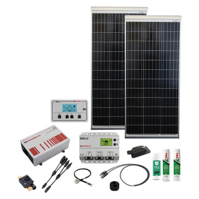 Phaesun Solaranlage »Caravan Kit, Base Camp Aero, MPPT DC240W AC400W, 12V«,  (Komplett-Set) per Rechnung | BAUR