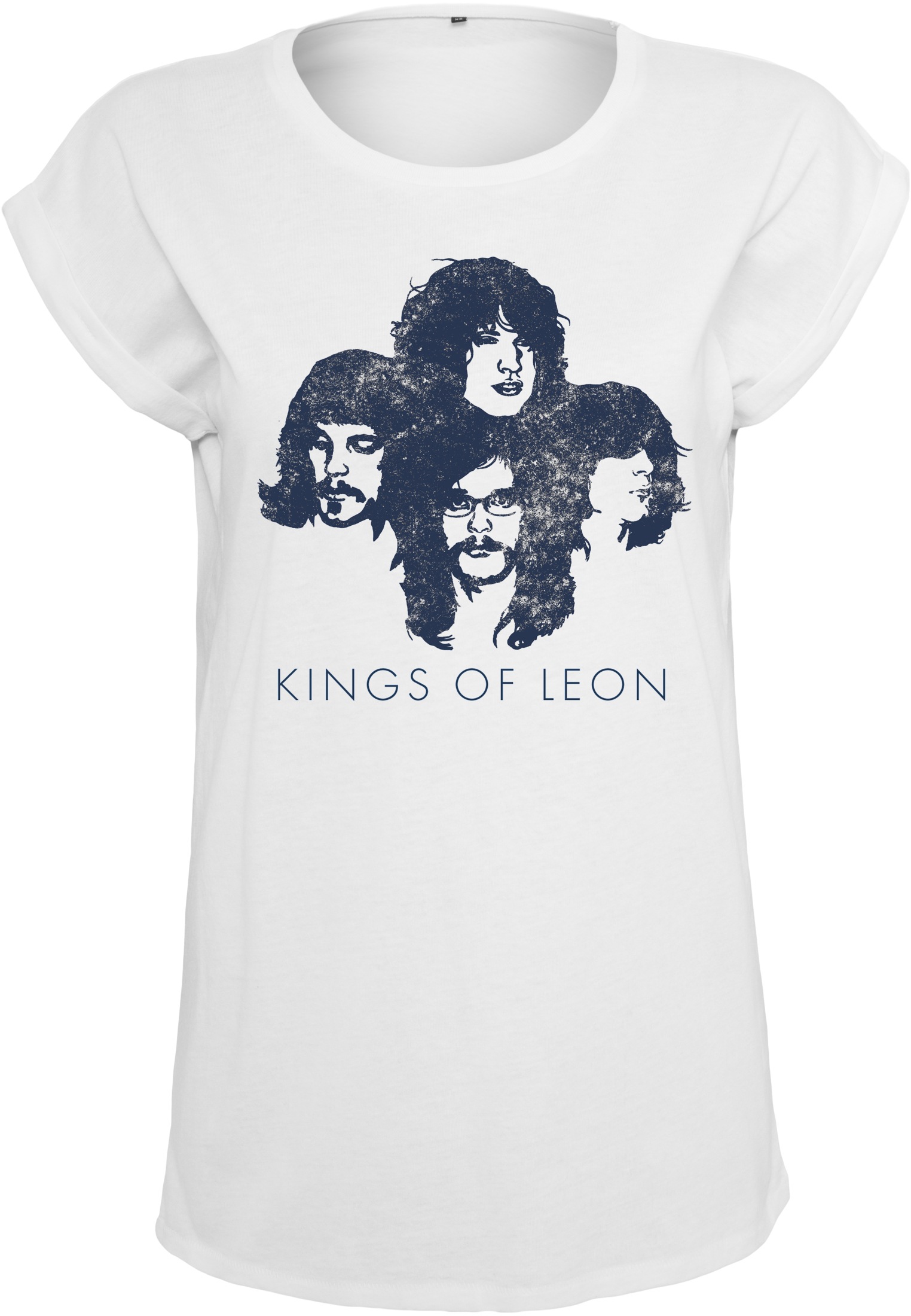Merchcode T-Shirt "Merchcode Damen Ladies Kings of Leon Silhouette Tee"