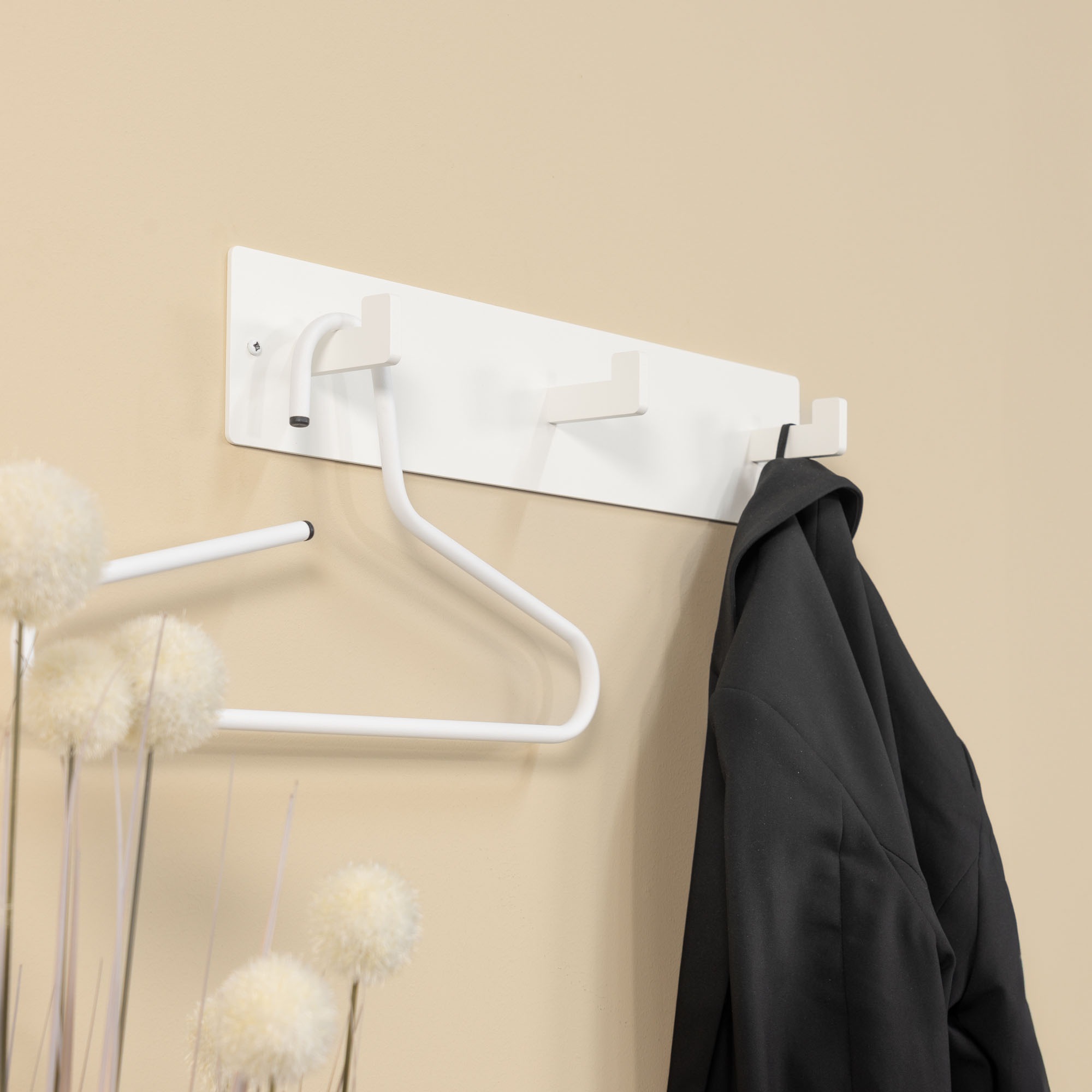 Spinder Design Garderobenhaken »LEATHERMAN 3« Kompakter Garderobenständer aus Stahl mit 3 Haken