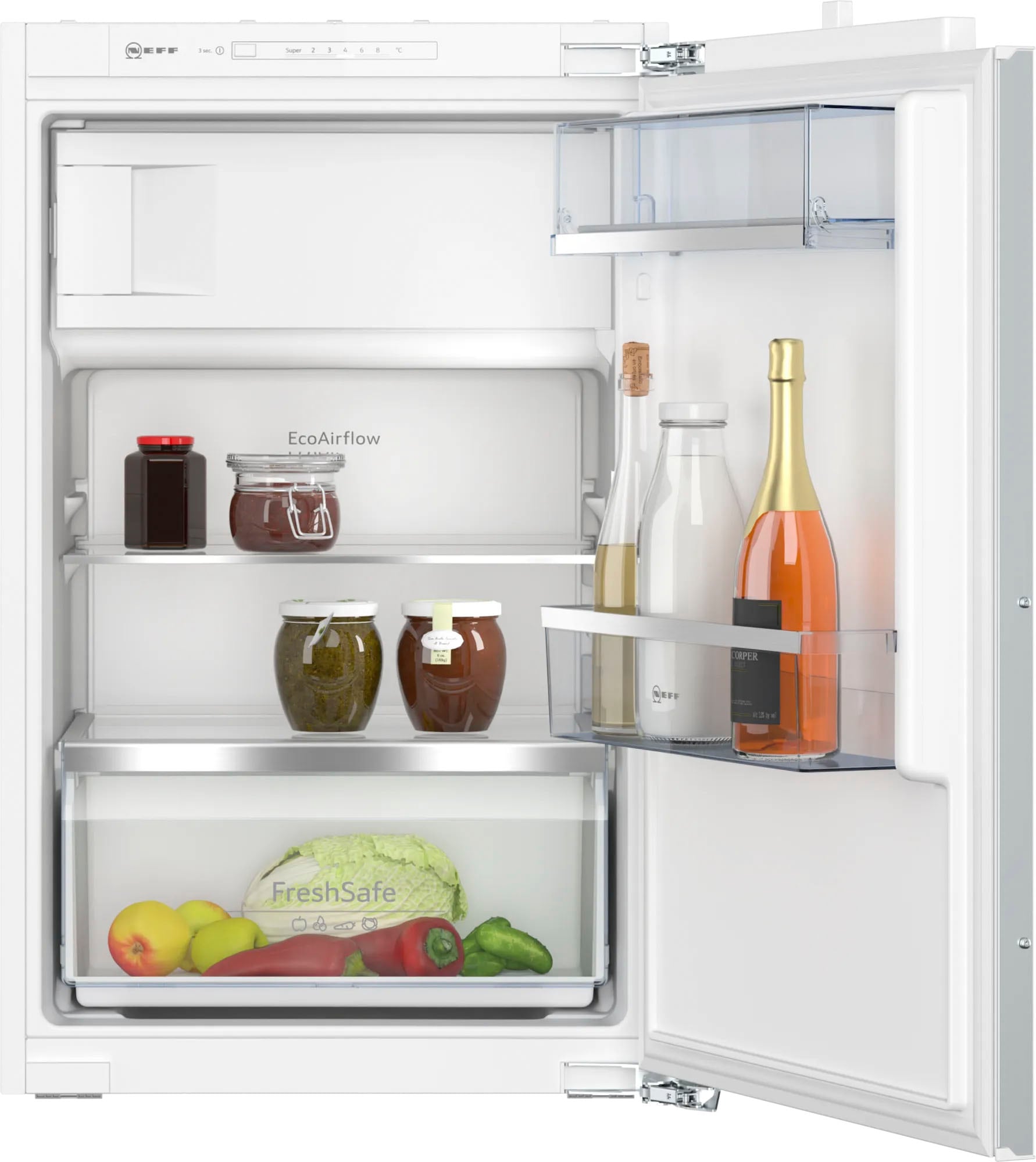 Einbaukühlschrank »KI2222FE0«, KI2222FE0, 87,4 cm hoch, 56 cm breit, Fresh Safe:...
