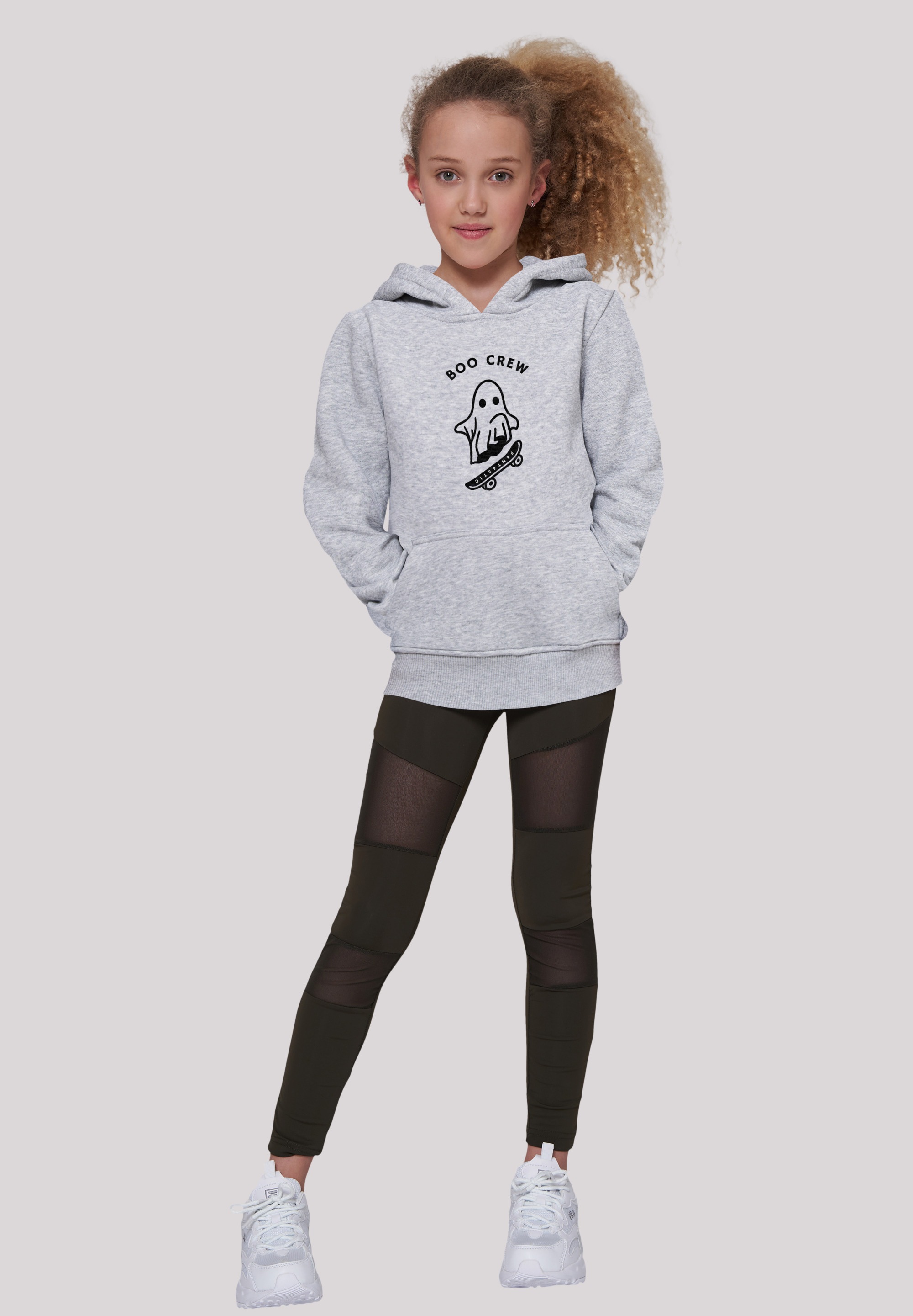 F4NT4STIC Kapuzenpullover »Boo Crew Halloween«, Print