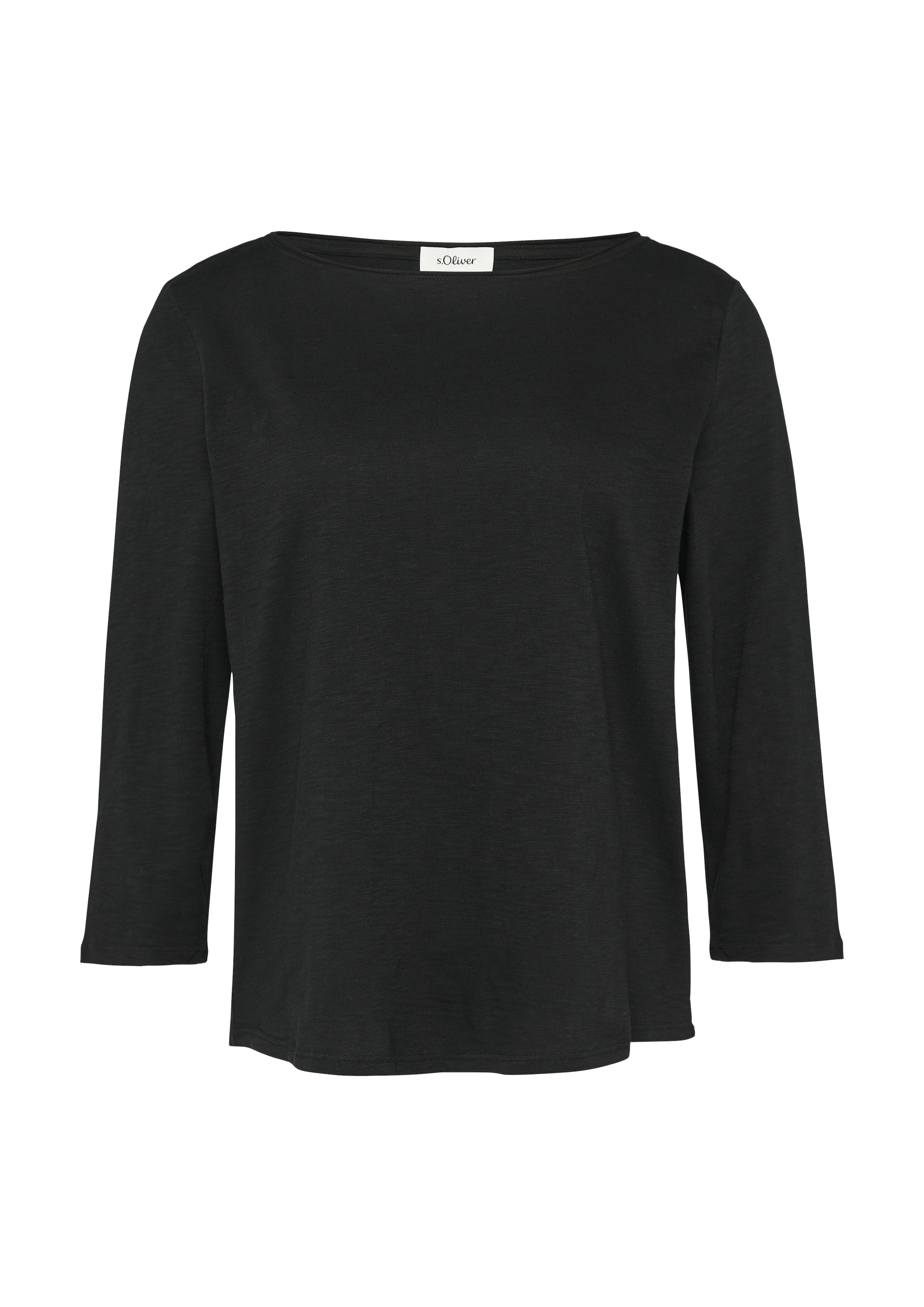 s.Oliver Langarmshirt, aus Flammgarn