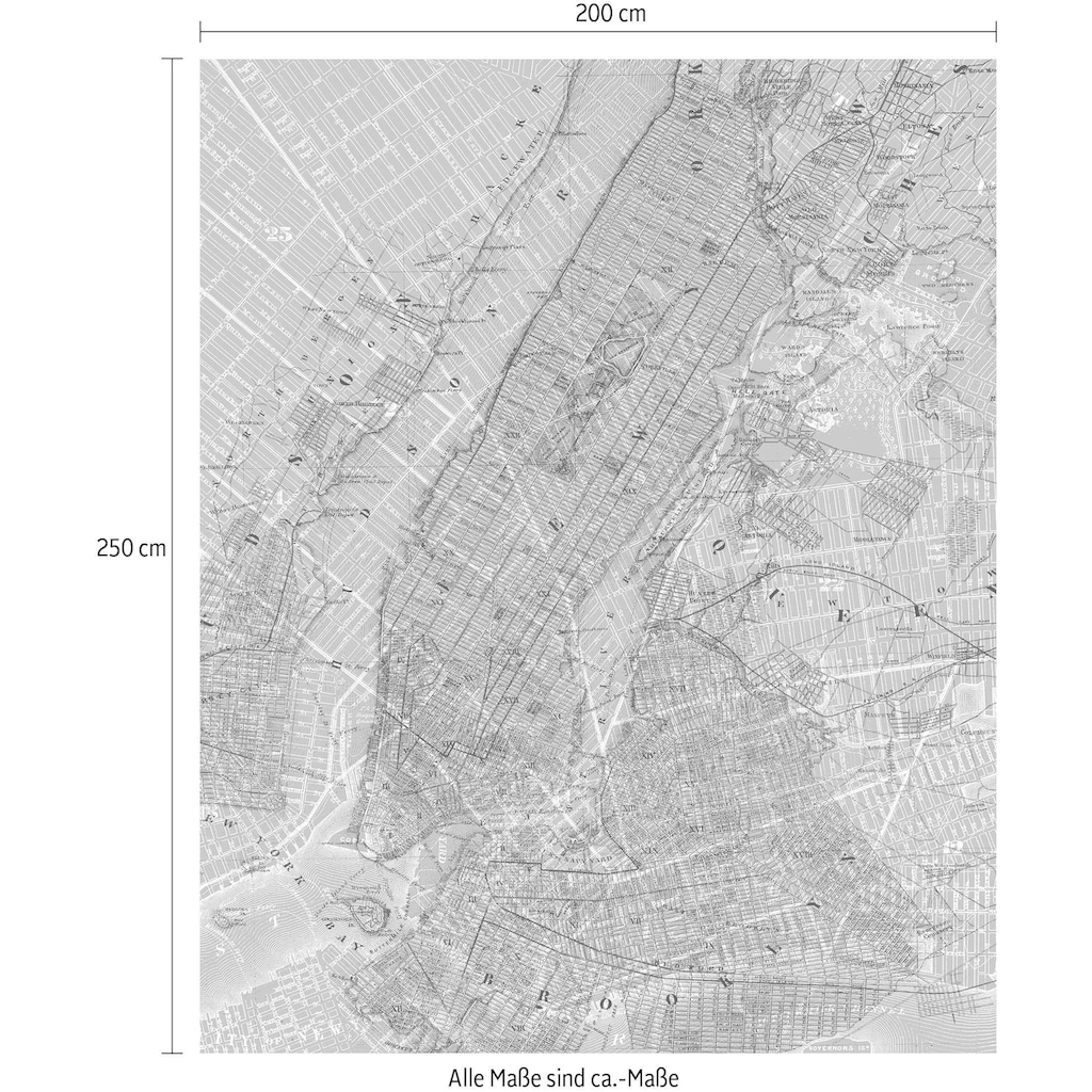 Komar Vliestapete »NYC Map«
