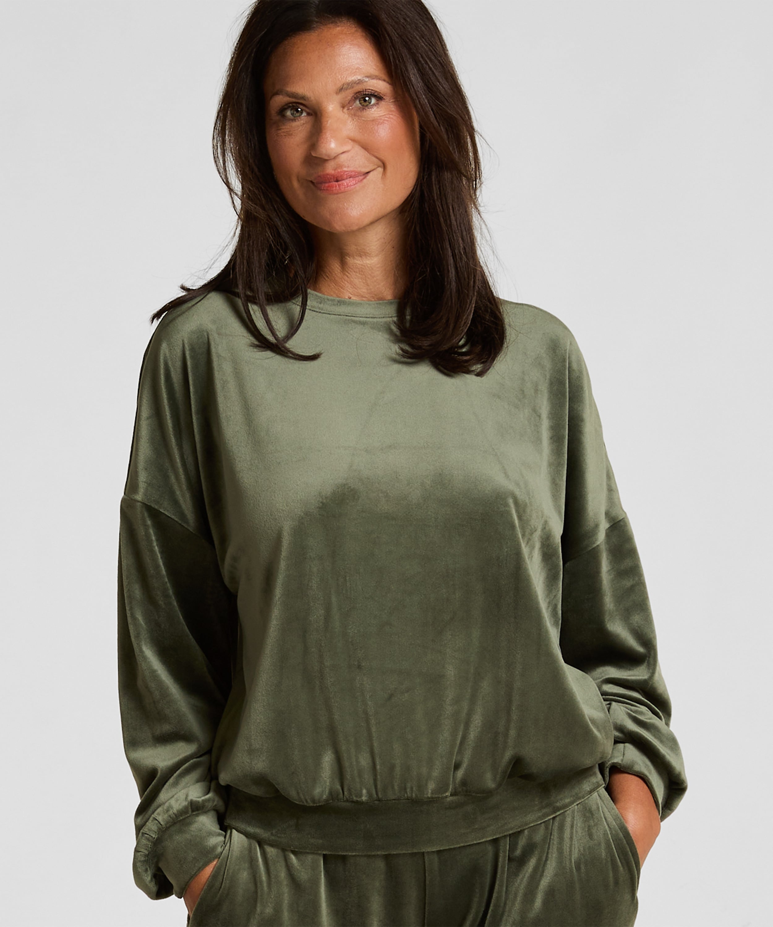 Hunkemöller Pyjama "Velours Top"