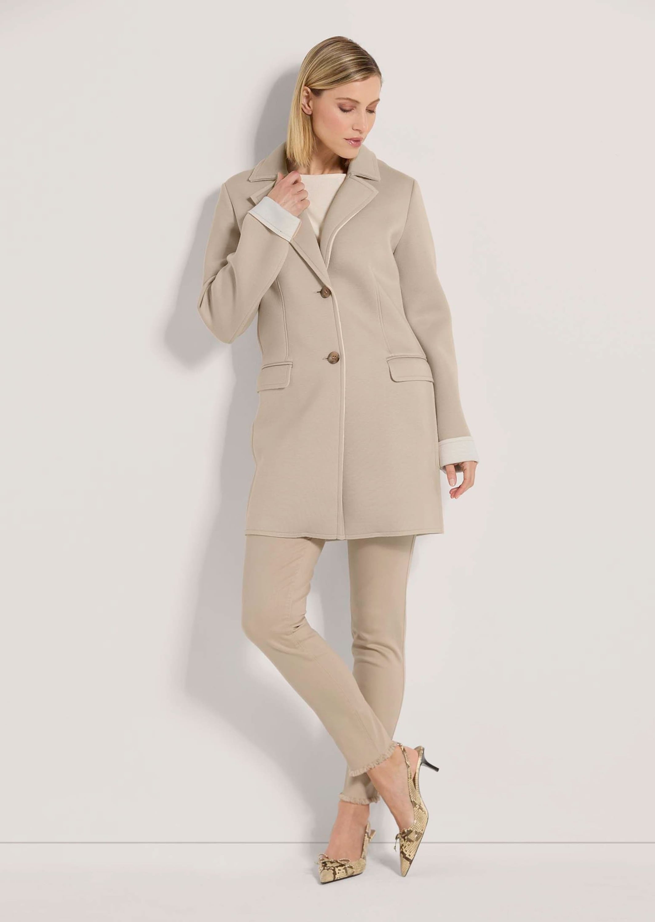 MADELEINE Kurzjacke »Longjacke Modische Longjacke aus Baumwollmix«