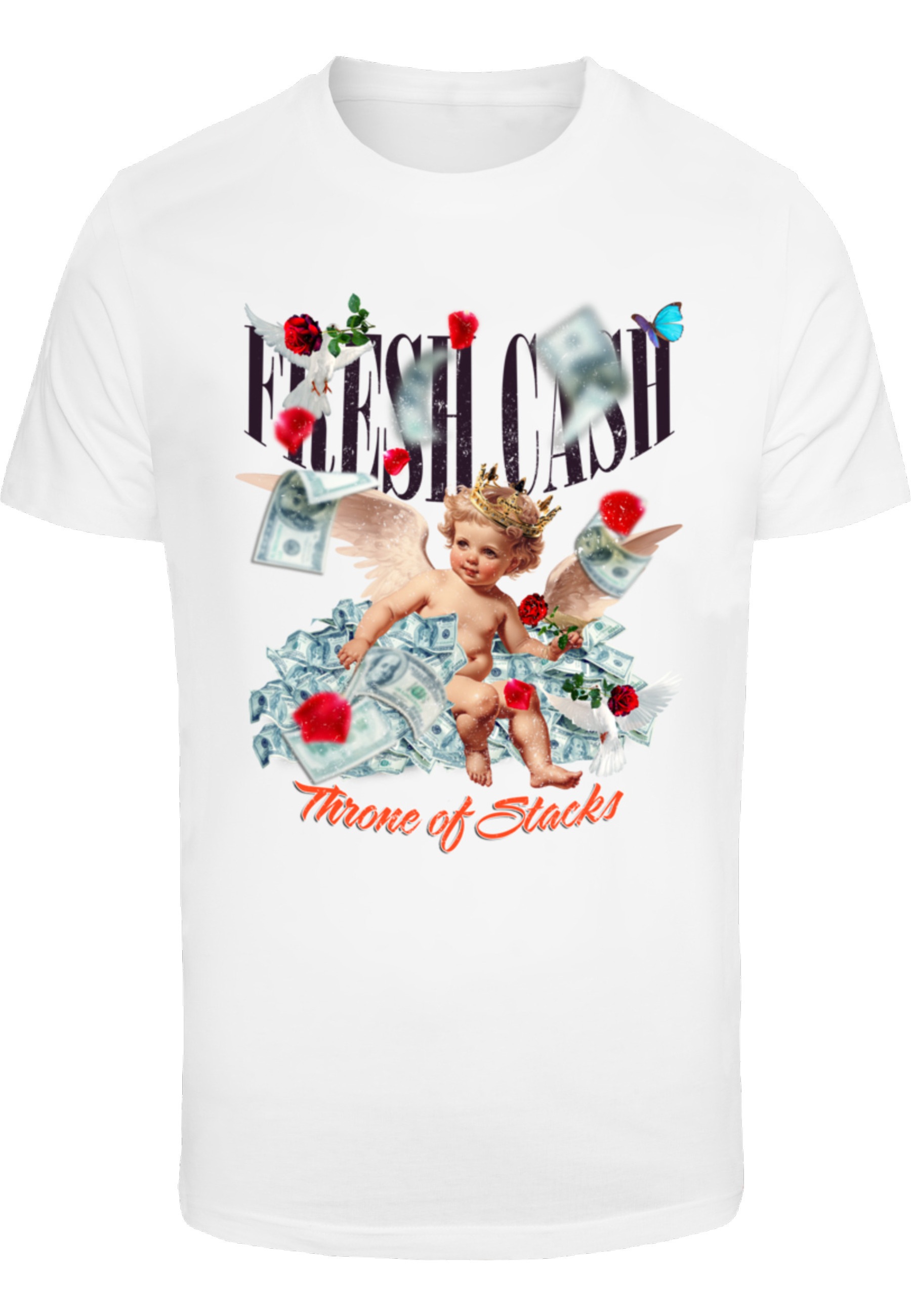 MisterTee T-Shirt "MisterTee Herren Fresh Cash Tee" 1 Stk.