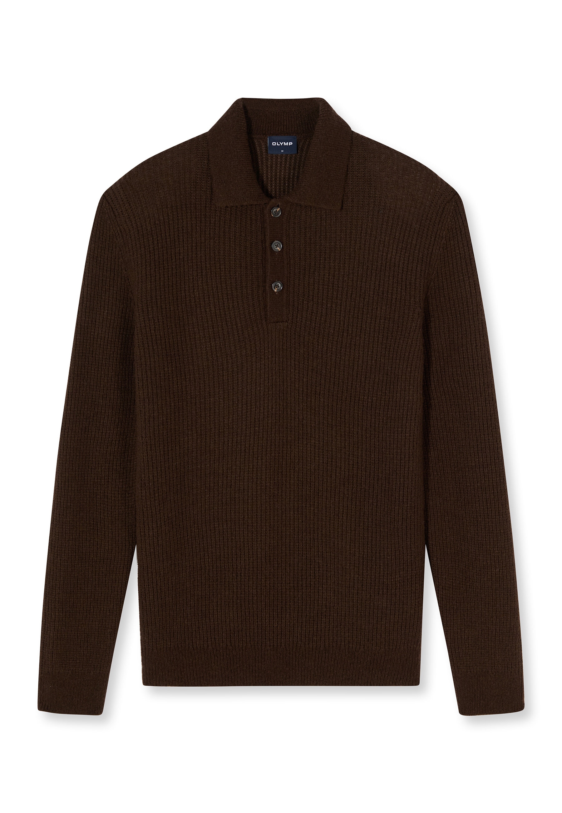 OLYMP Langarm-Poloshirt »OLYMP Casual Strick, Polo langarm«