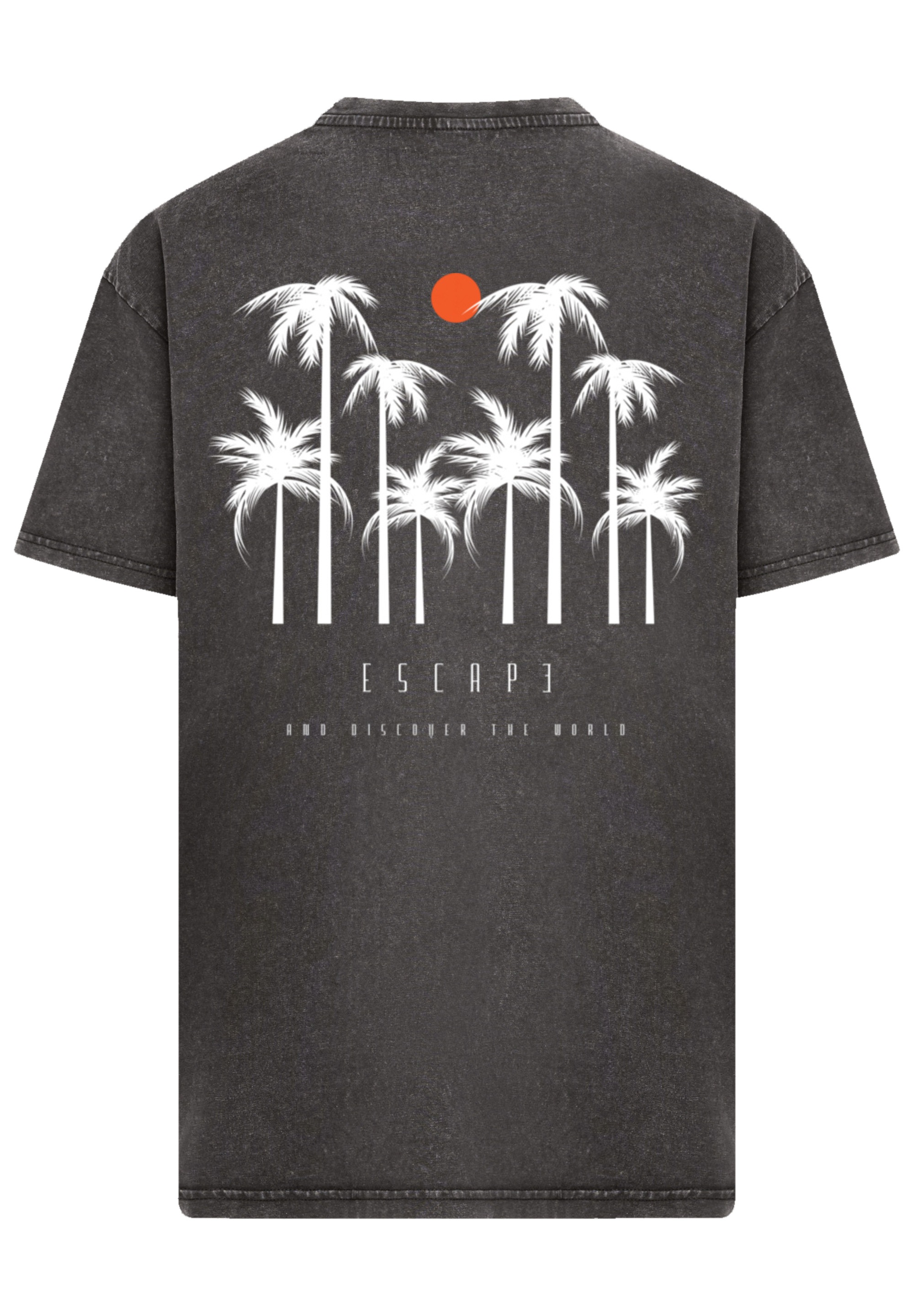 F4NT4STIC T-Shirt »Oversize Escape Discover the World Palm Trees«, Discover the World
