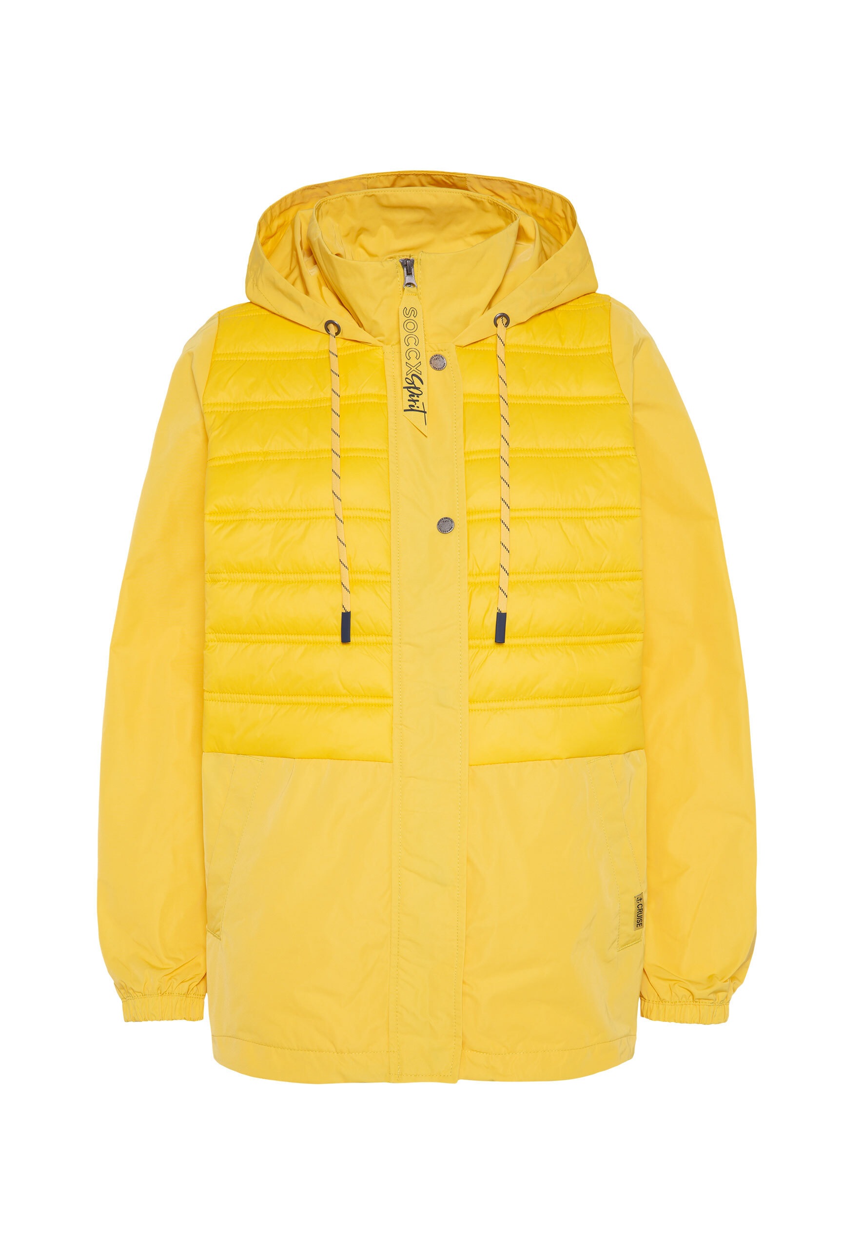 SOCCX Windbreaker mit Kapuze mit Elastikbündchen