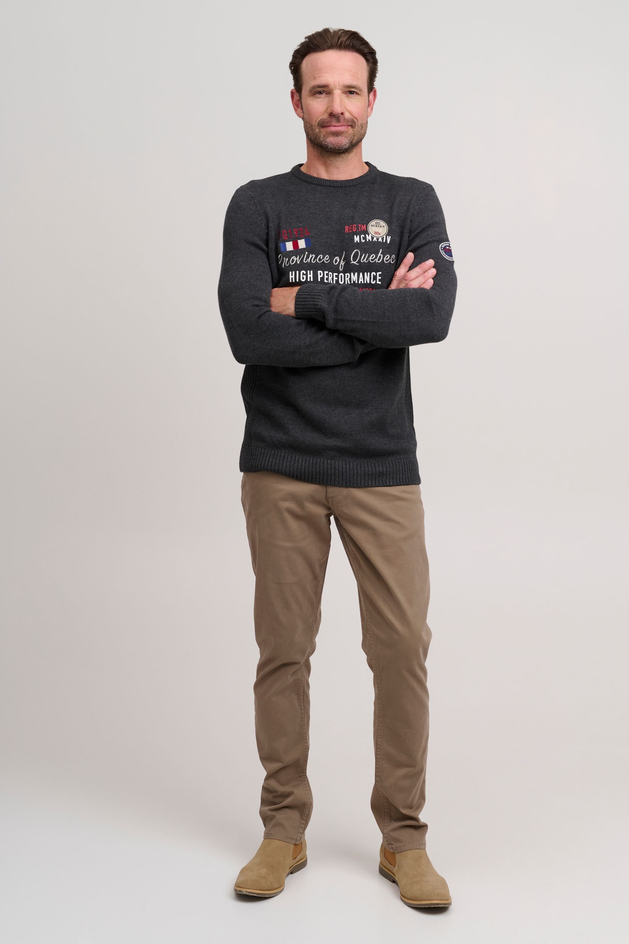 FQ1924 Strickfleece-Pullover »Strickpullover FQErlo«