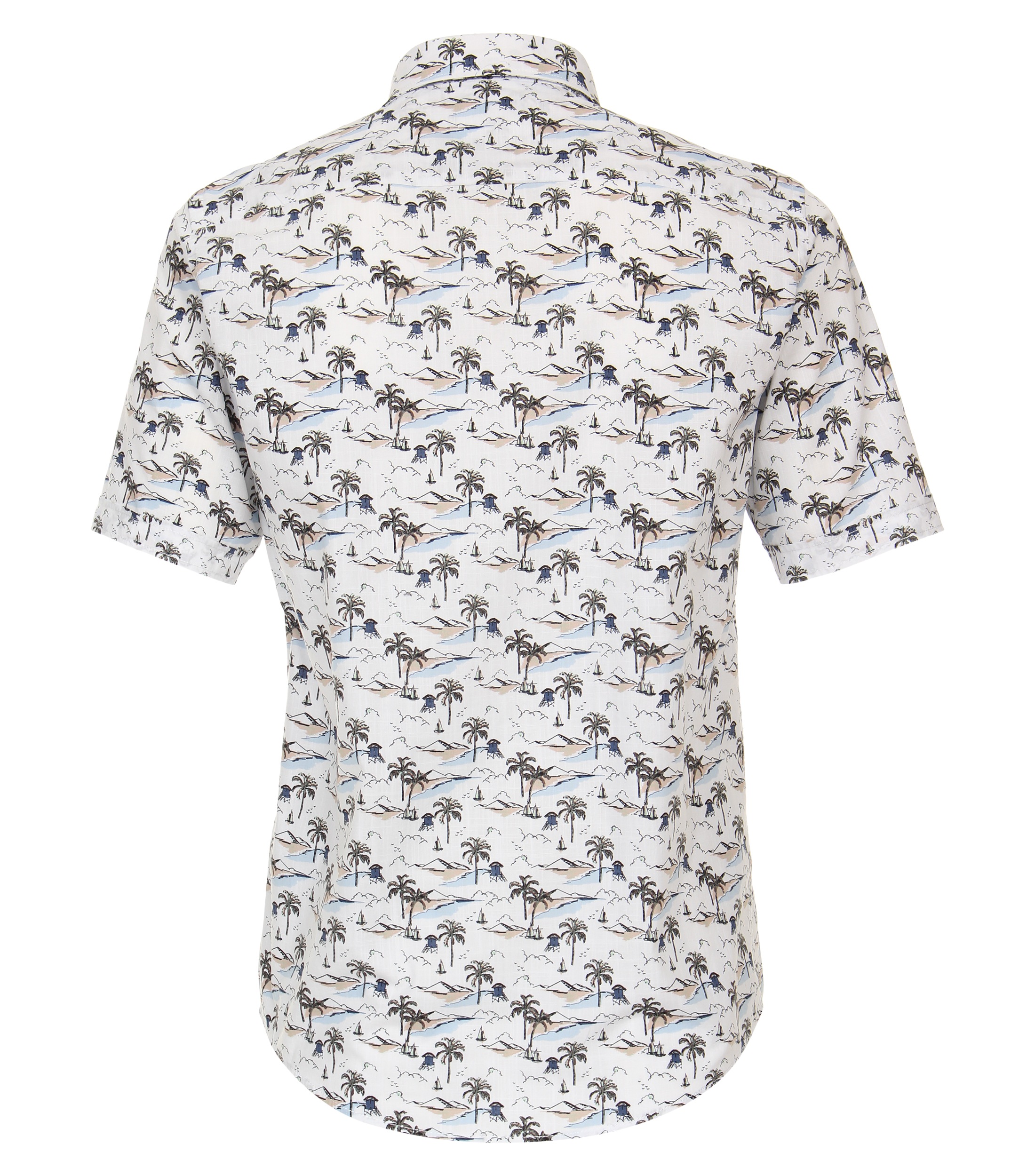 CASAMODA Kurzarmhemd - Freizeithemd mit Print - All Over Print - Hawaiihemd günstig online kaufen
