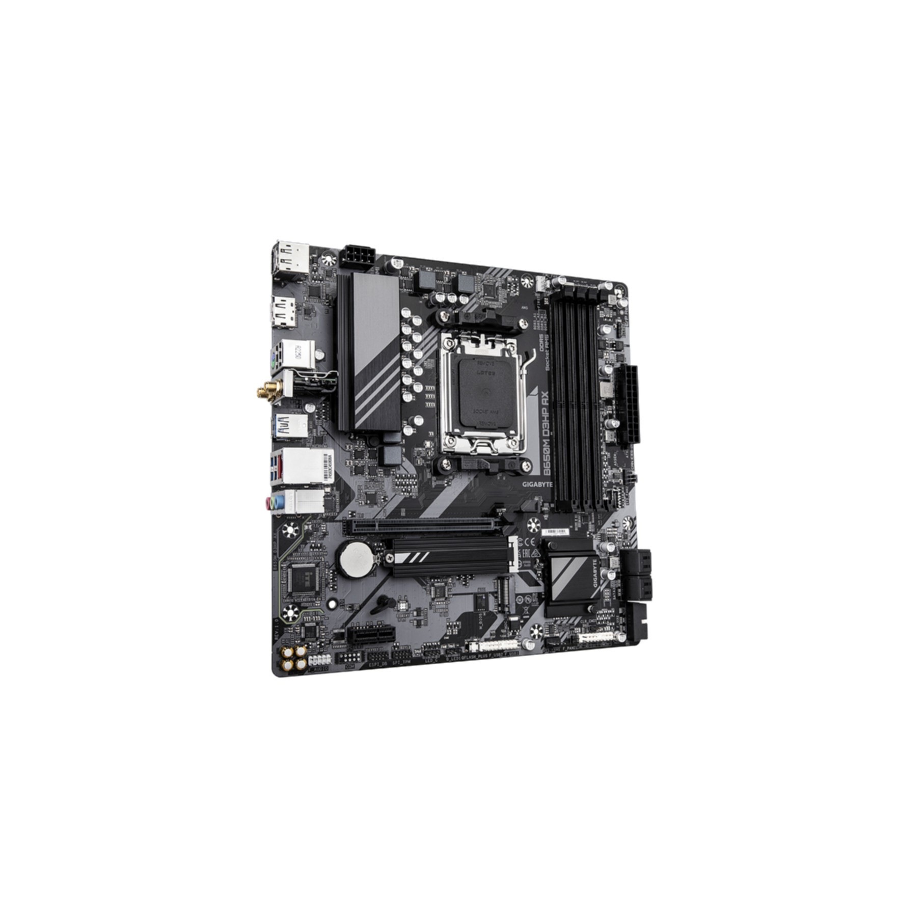 Gigabyte Mainboard »B650M D3HP AX Mainboard - AMD Ryzen 9000er-Serie, 5+2+2 Phasen VRM, bi«
