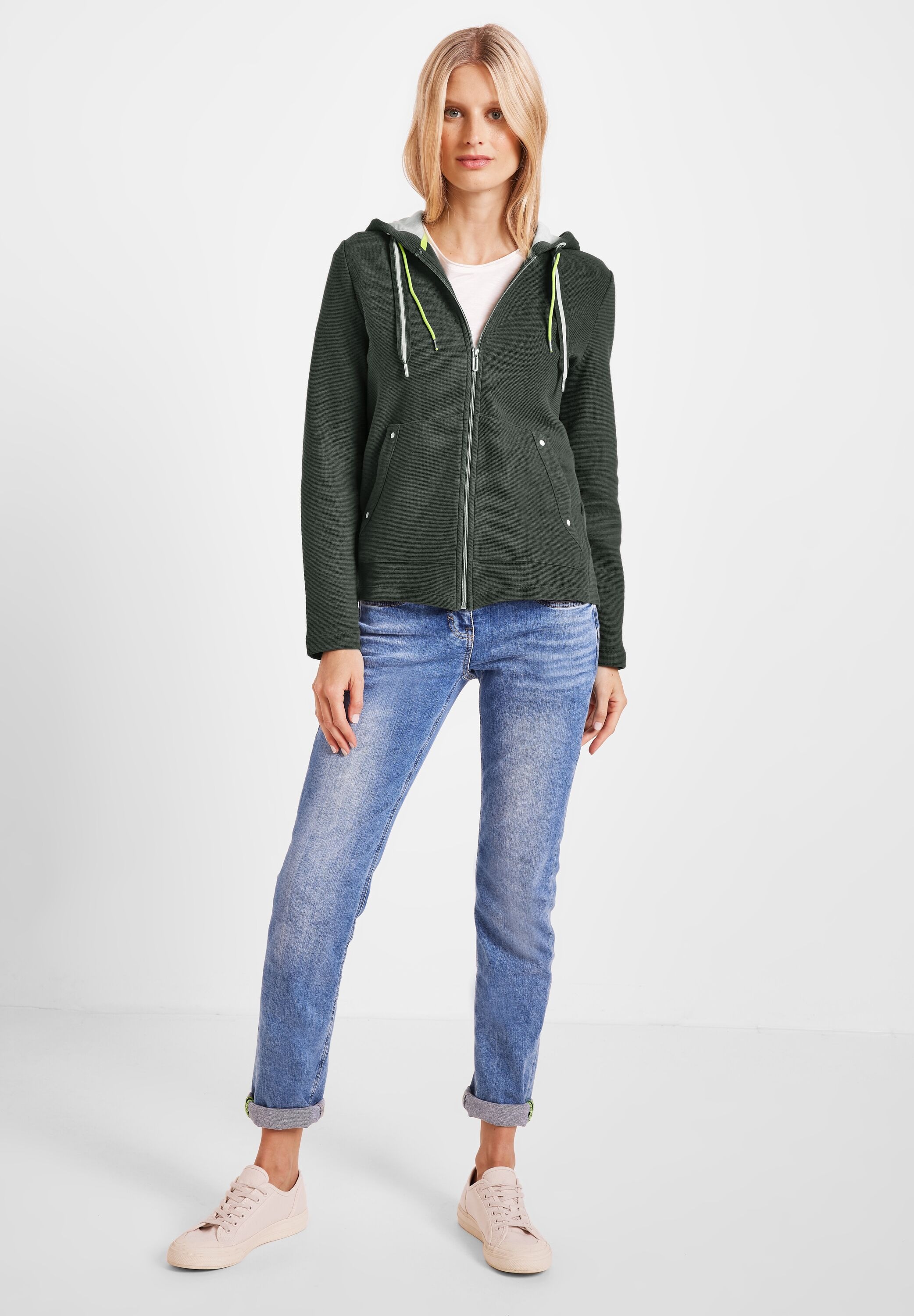 Cecil Shirtjacke, in Unifarbe
