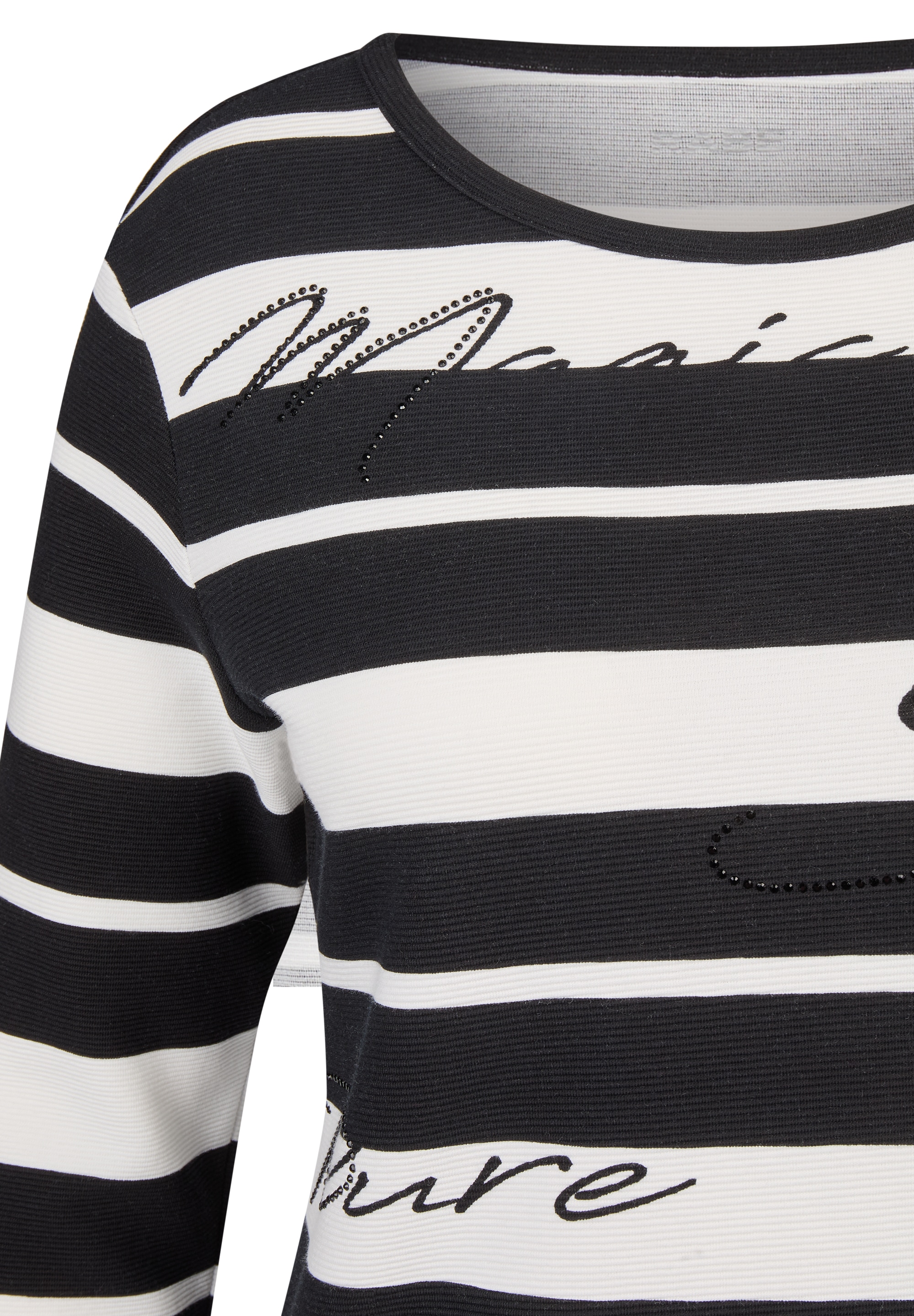 Rabe 3/4-Arm-Shirt, mit Schriftzug