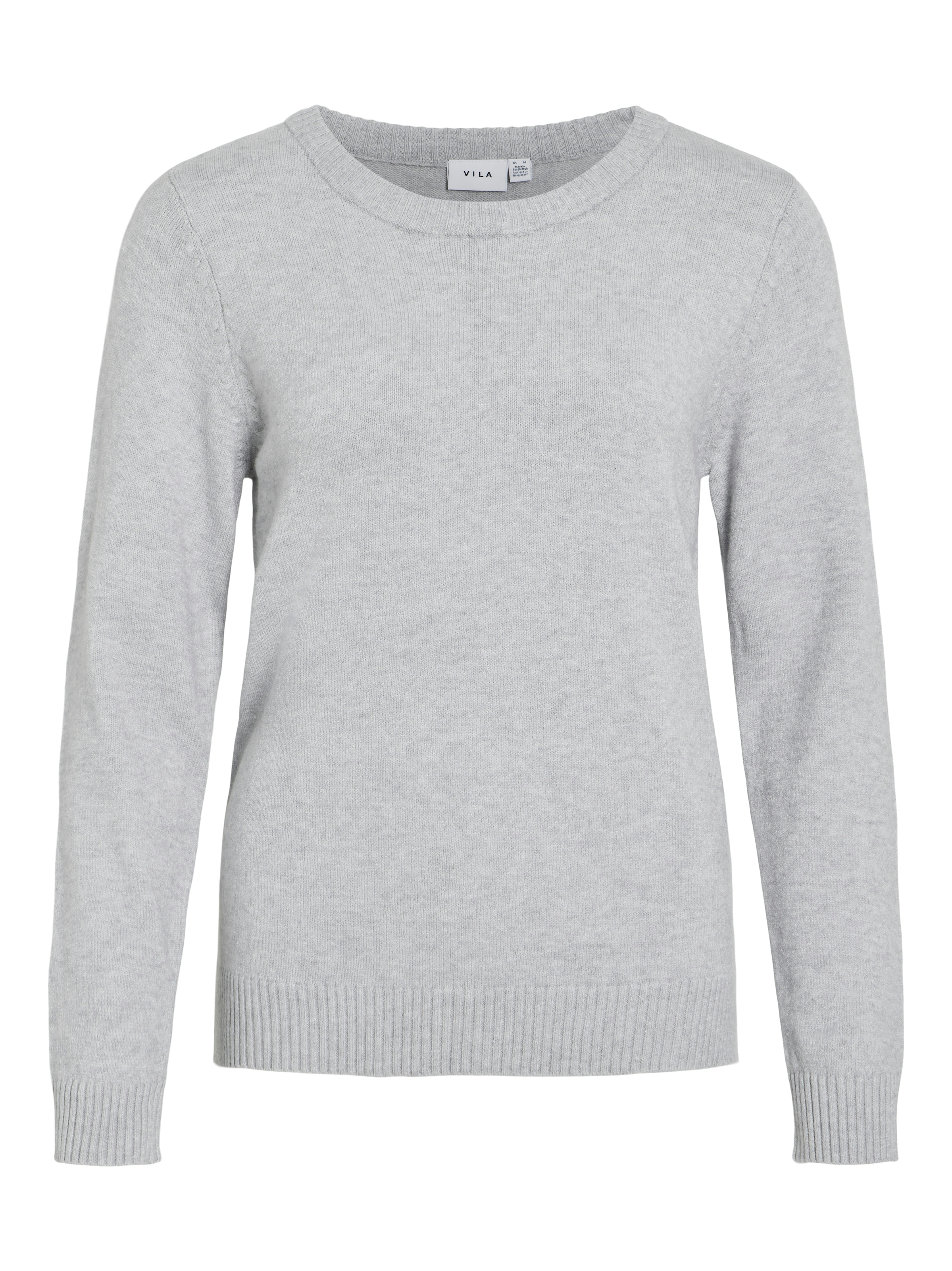 Vila Rundhalspullover »VIRIL-O-PULLI« Feinstrick mit feinen Strickdetails