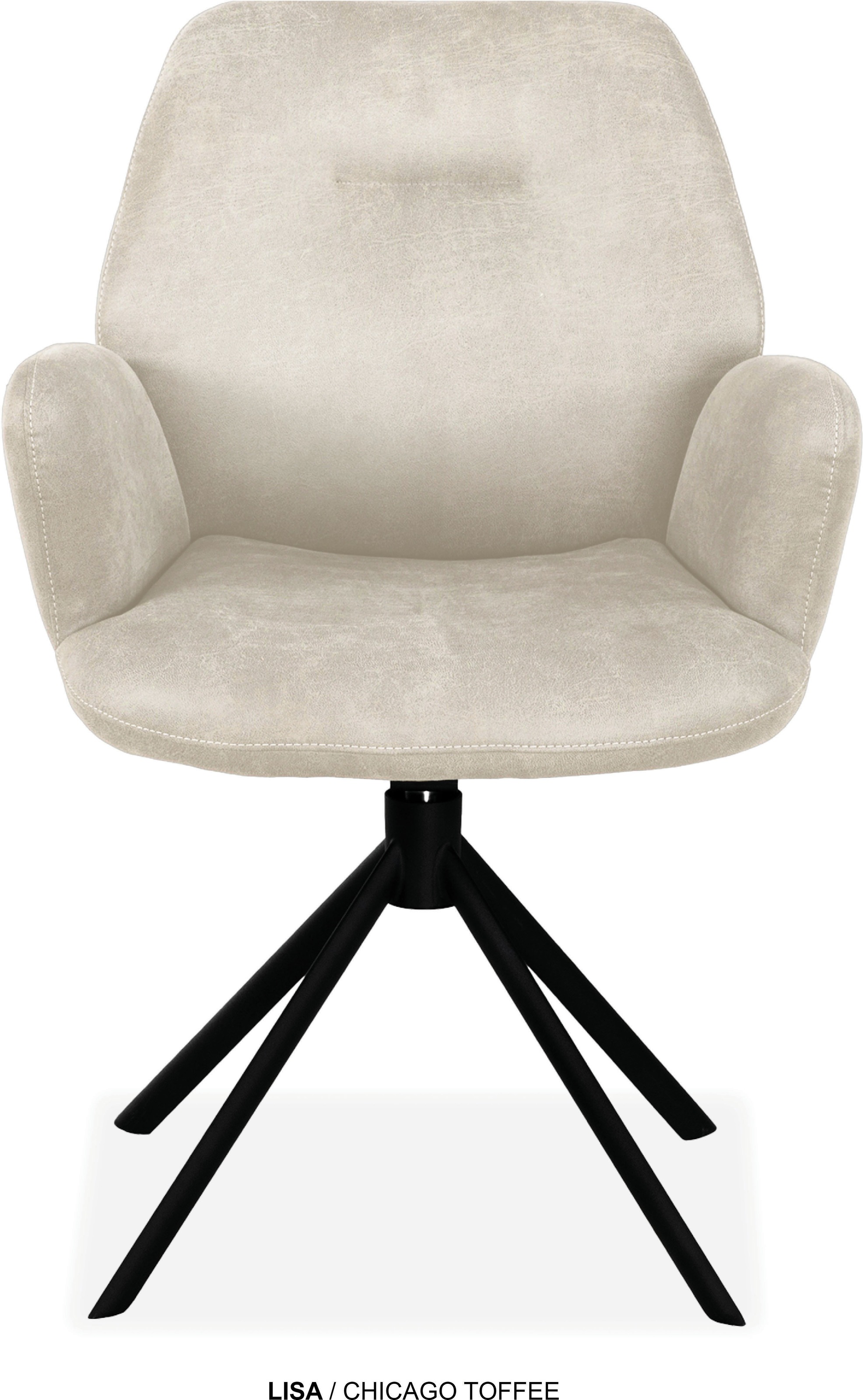 OMG Design Esszimmerstuhl »Lisa« (Set) 1 Stk.Drehstuhl mit Auto-return, Armlehnenstuhl