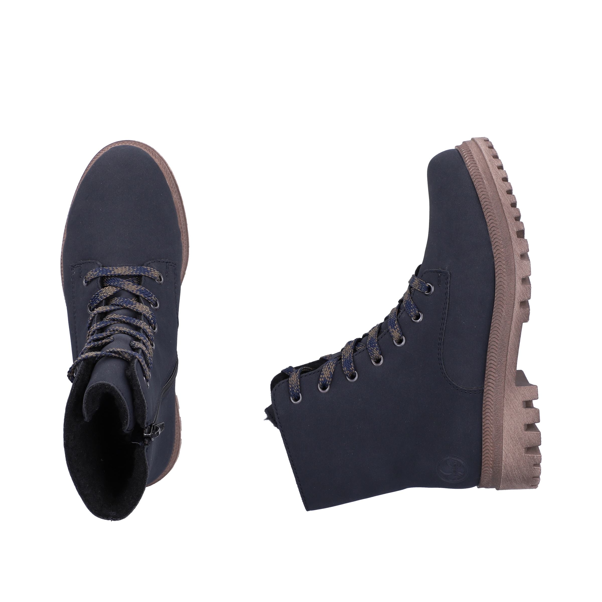 Rieker Winterboots  Schnürboots, Schnürstiefelette mit zweckmäßigem Reißverschluss