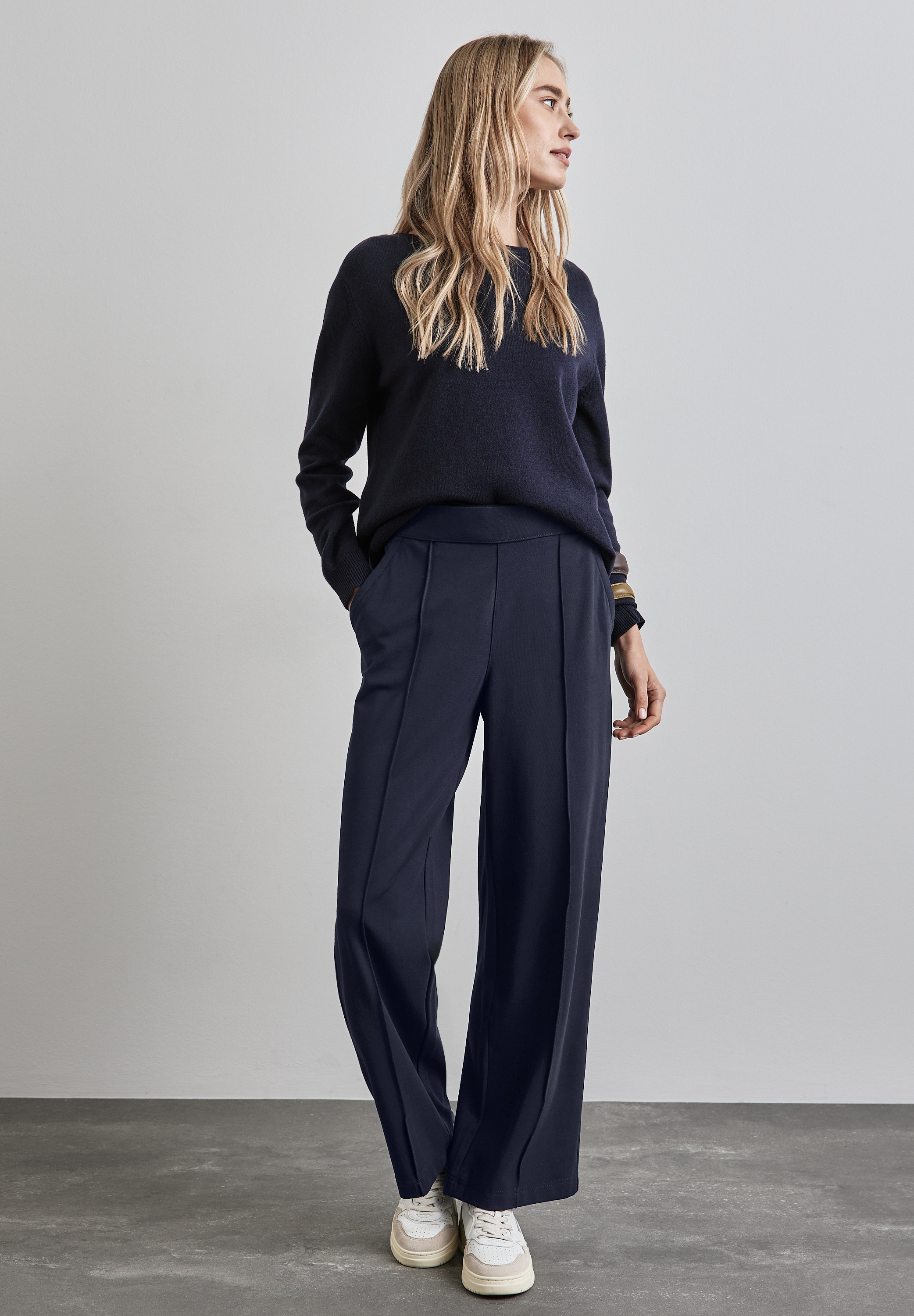 STREET ONE Stoffhose, High Waist