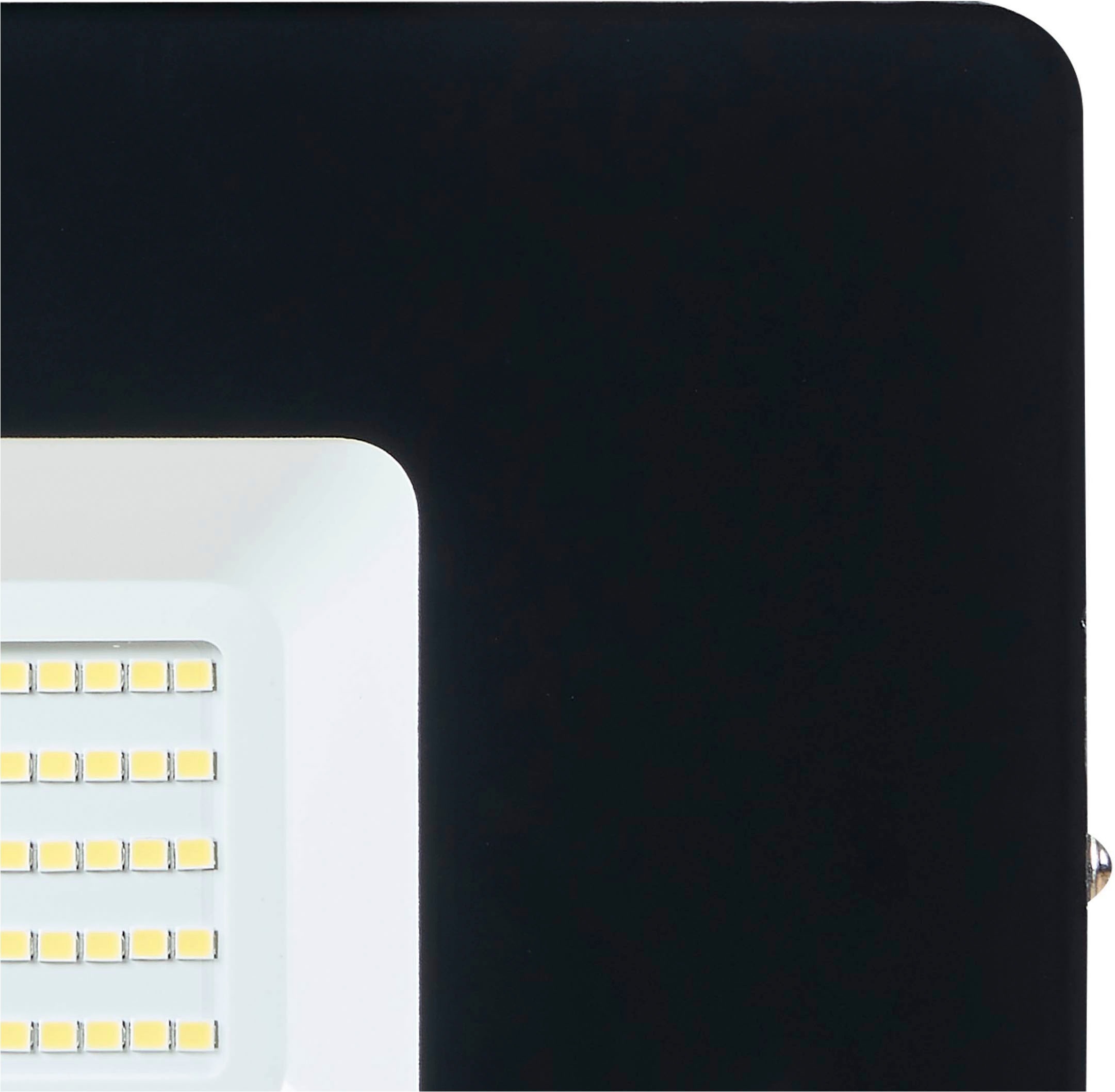 EGLO Wandleuchte »Faedo 3, Außen-Strahler, Außenleuchte, Wandstrahler, IP65, Lampe« LED-Modul 1 Stk. Kaltweiß Wand-/Deckenleuchte - L20,5 x H14,5 x AL3 cm - schwarz - 53W inkl.