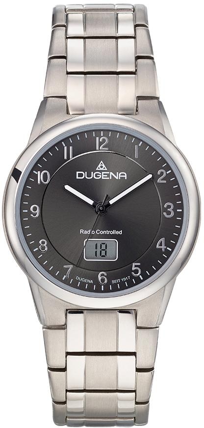 Dugena Funkuhr »Gent Funk, 4460835«, Armbanduhr, Quarzuhr, Herrenuhr, Datum, Saphirglas