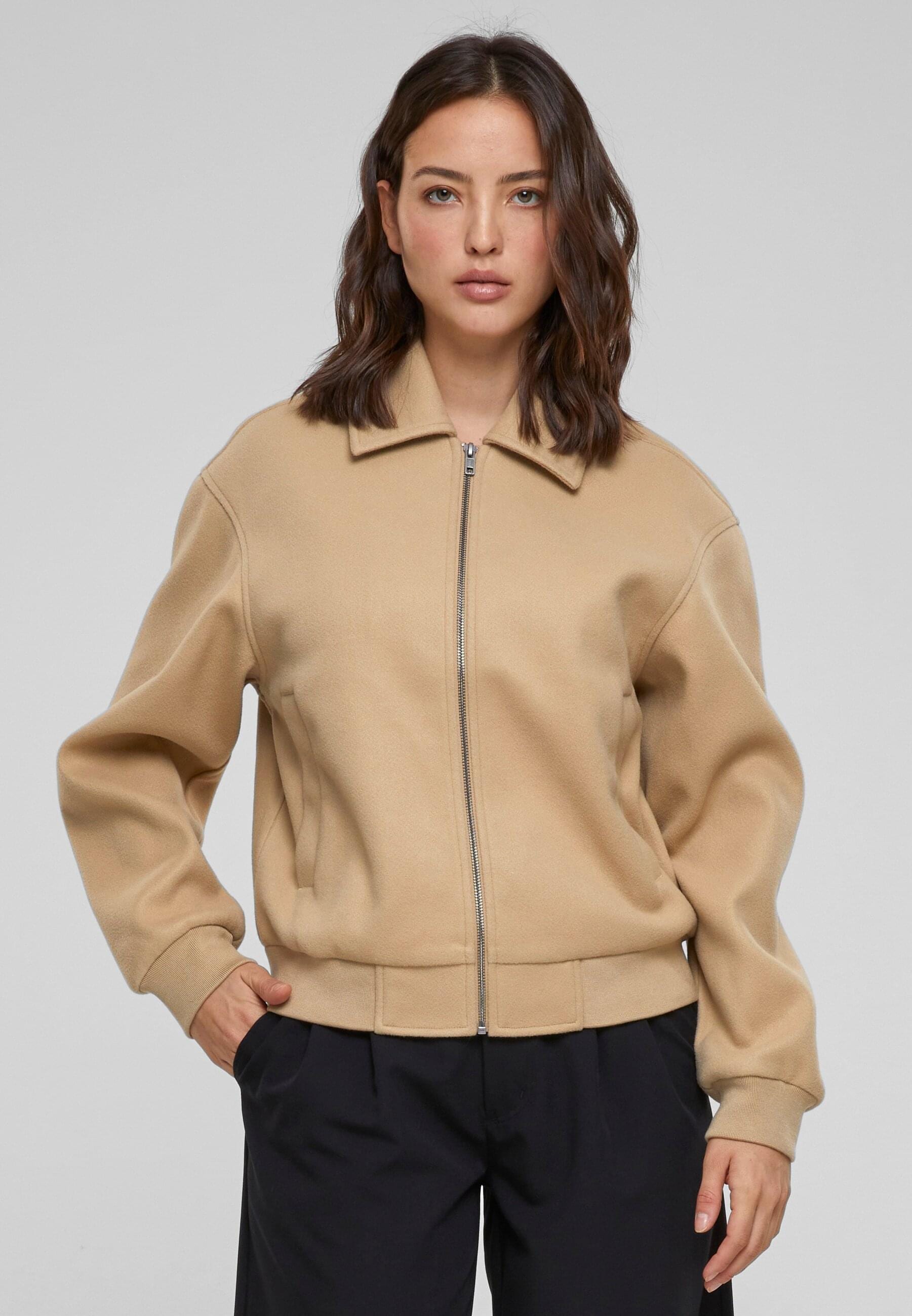 URBAN CLASSICS Allwetterjacke »Urban Classics Damen Ladies Boxy Jacket«, (1 St.), ohne Kapuze