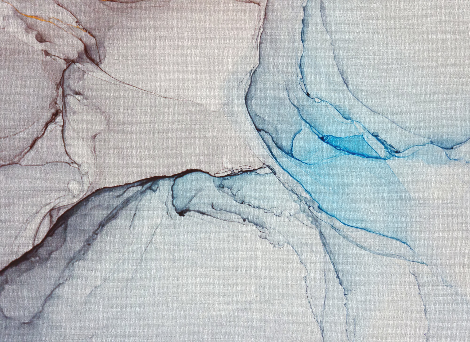 A.S. Création Vliestapete »Fototapete Aquarell Marmoroptik Blau Grau« matt strukturiert