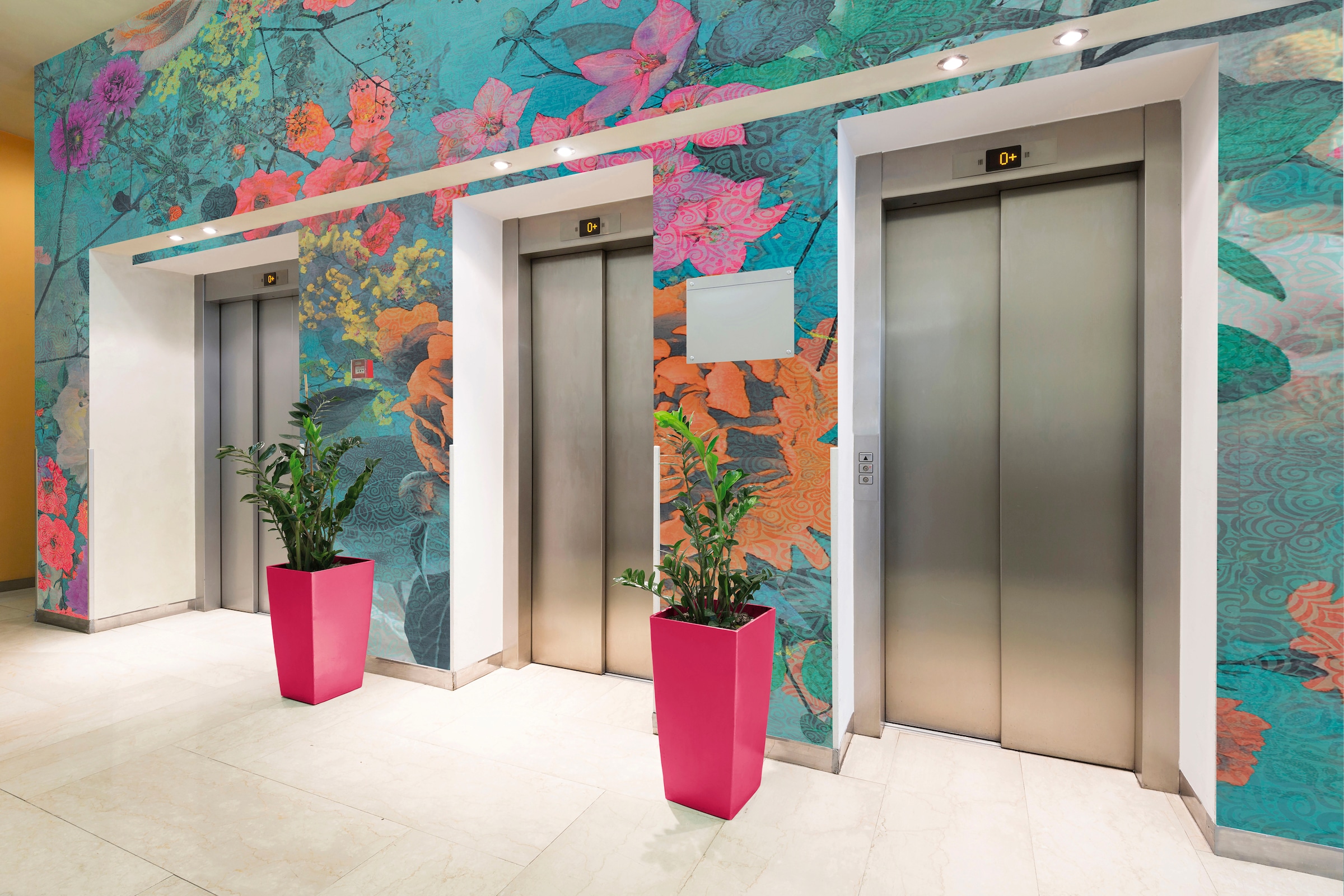 Architects Paper Fototapete »Atelier 47 Colour Plants 2«, floral, Vlies, Wand, Schräge, Decke