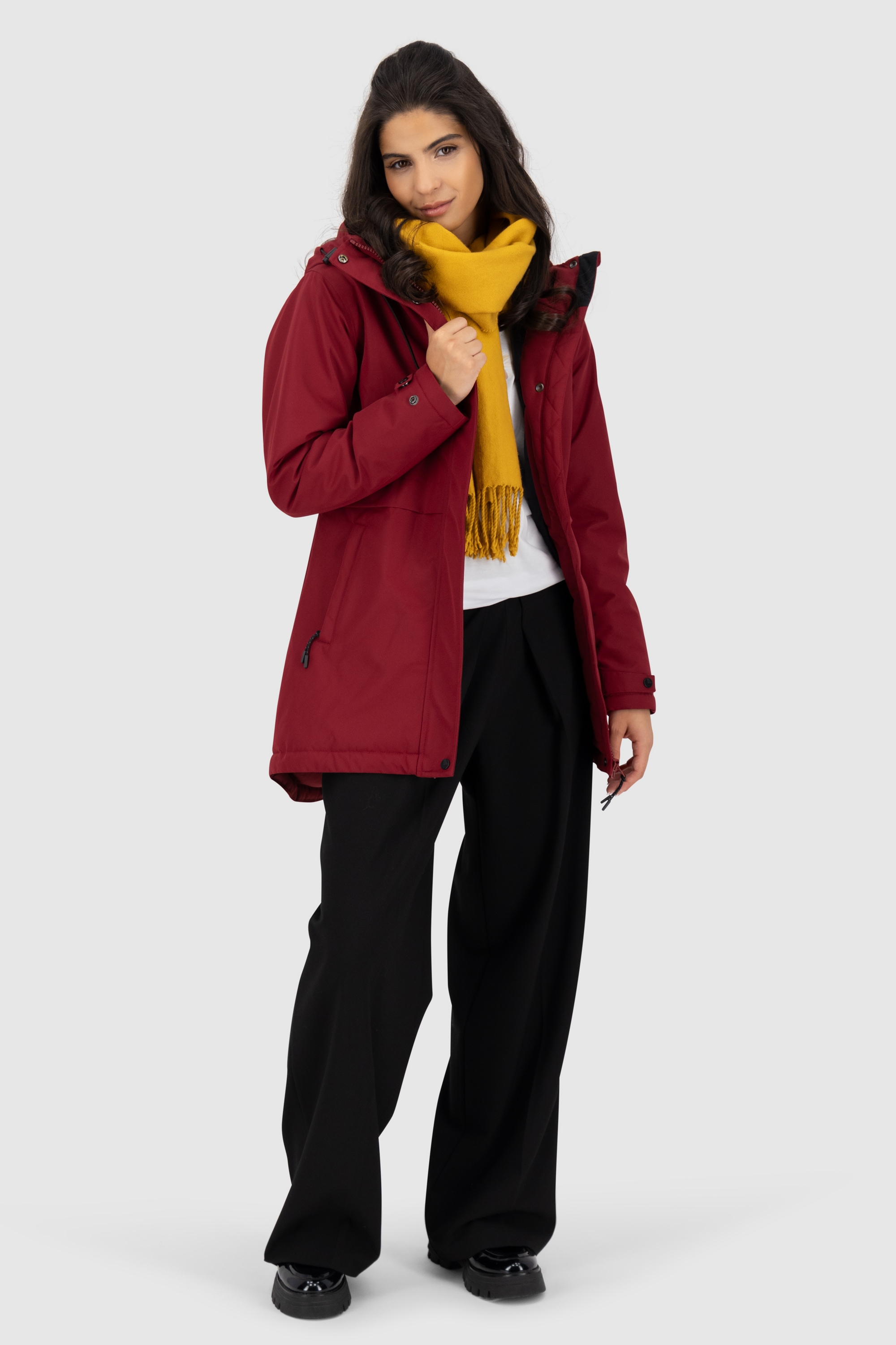 Alife & Kickin Winterjacke »Damen MarlyAK A«, Leicht taillierte Jacke mit Ärmelbündchen und Kapuze