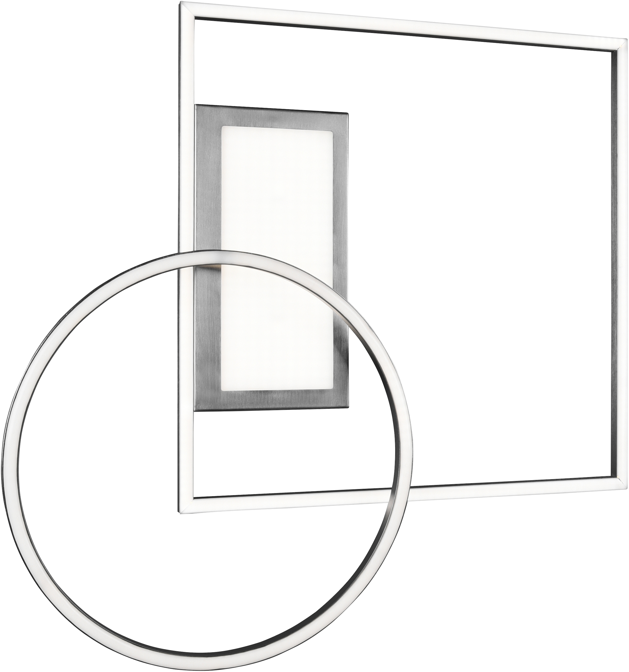 TRIO Leuchten LED Deckenleuchte »Downey« LED-Modul 1 Stk. Farbwechsler Lichtfarbe stufenlos einstellbar, Memory Funktion, intgrierter Dimmer