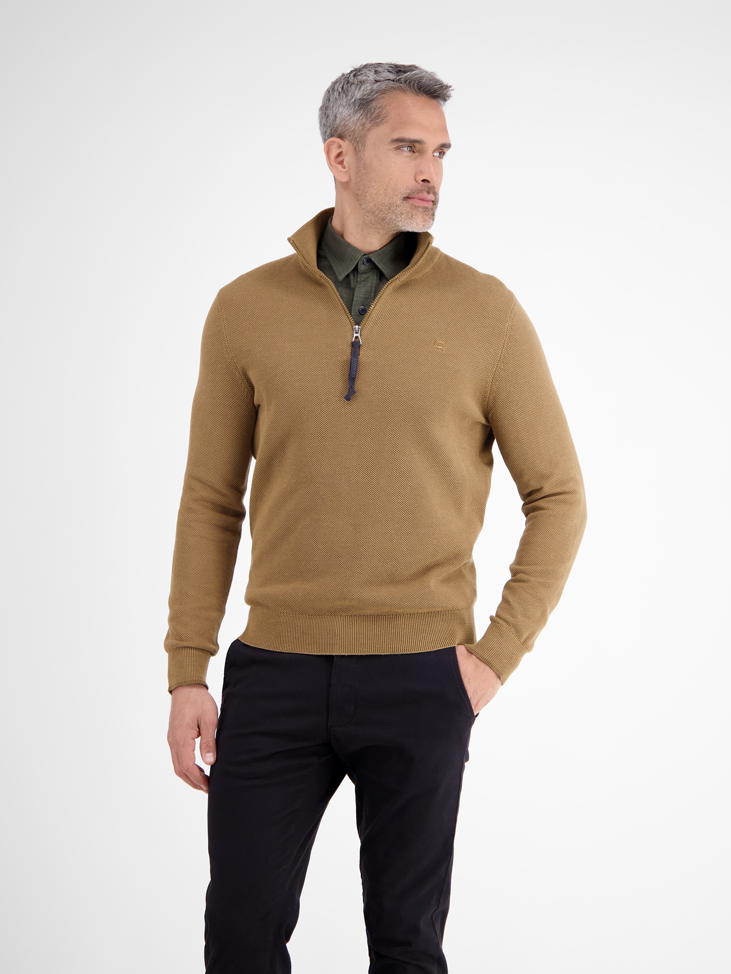 LERROS Troyer "LERROS Herren Stricktroyer in lebendiger Optik" günstig online kaufen