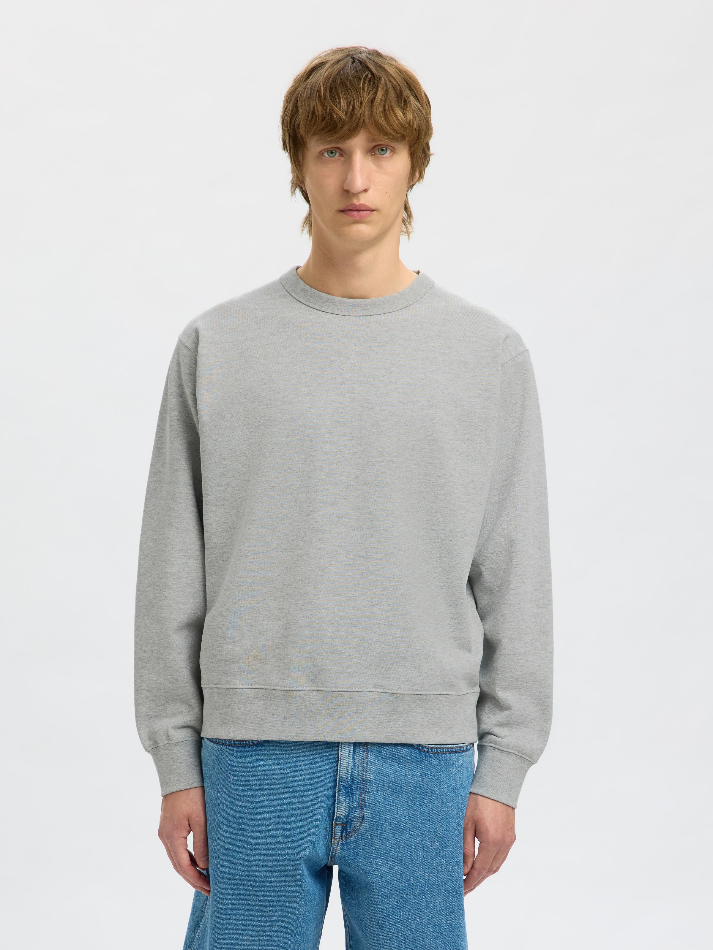 SELECTED Sweatshirt "SLHRELAXLUKE LS SWEAT CREW NECK NOOS" günstig online kaufen