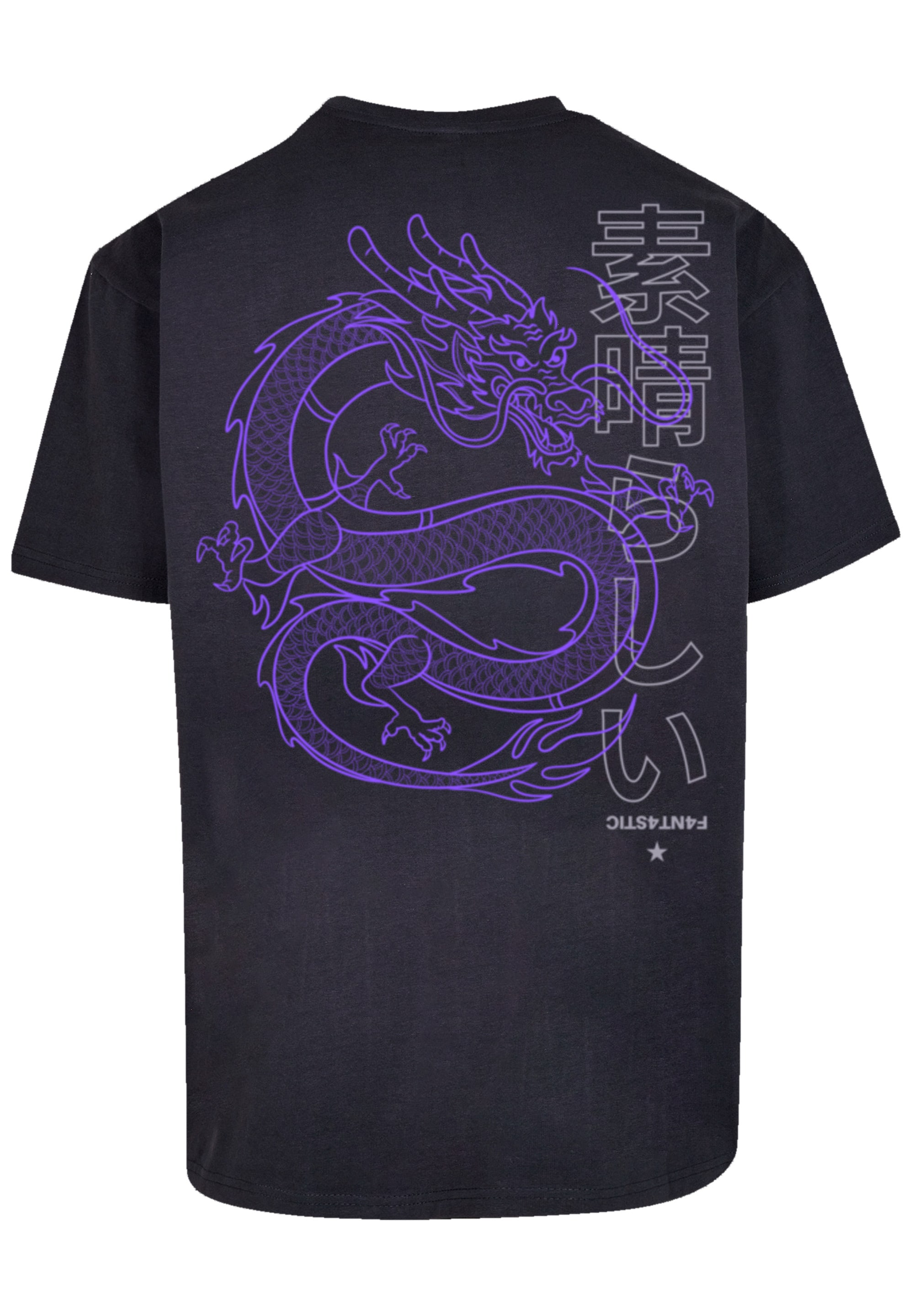 F4NT4STIC T-Shirt "PLUS SIZE Drache Dragon Japan", Print