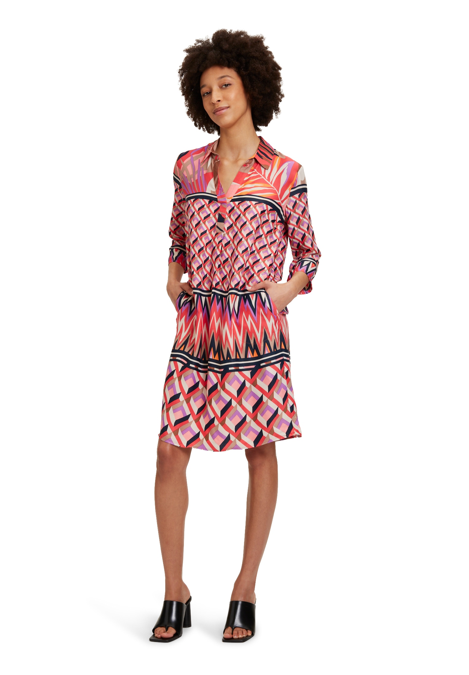 Betty Barclay Hemdblusenkleid »Betty Barclay Hemdblusenkleid mit Kragen«, Druck