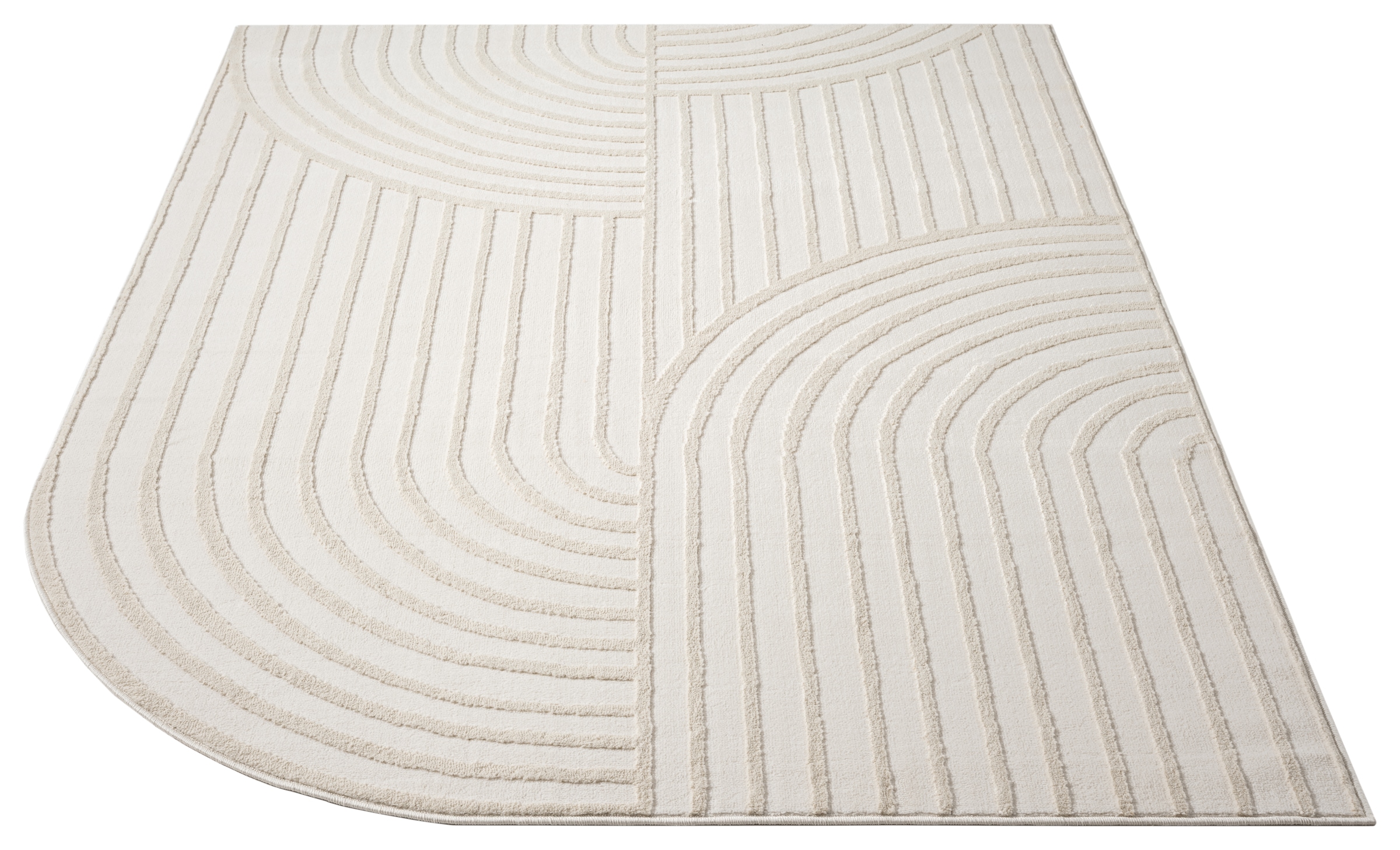 s.Oliver Teppich »Cilla, besondere Form, modernes Design«, rechteckig, 11 mm Höhe, dichte Qualität, Woll-Look, Skandi, Boho, Wohnzimmer, Schlafzimmer
