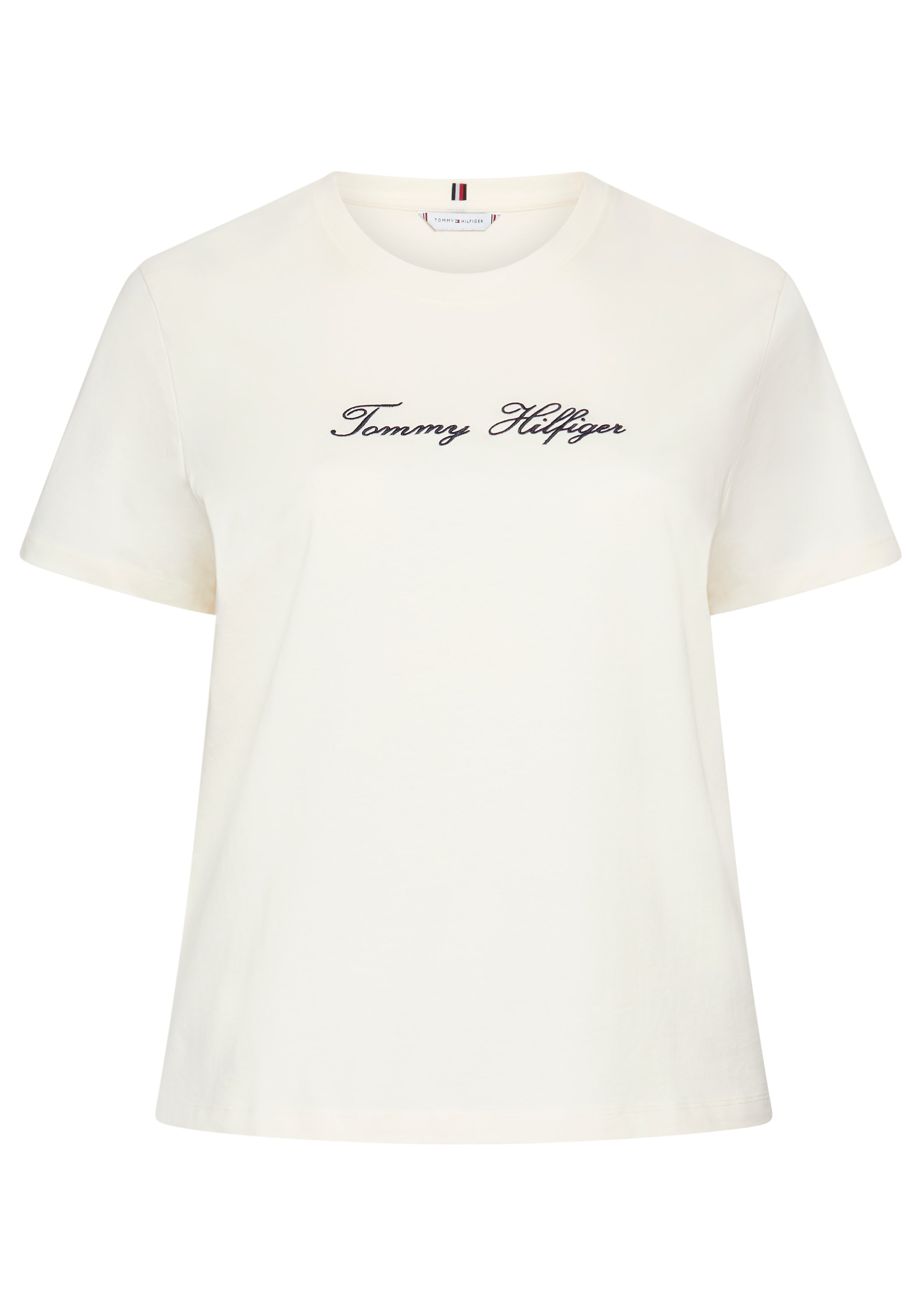 Tommy Hilfiger Curve T-Shirt »CRV SCRIPT REG C-NK SS T-SHIRT«