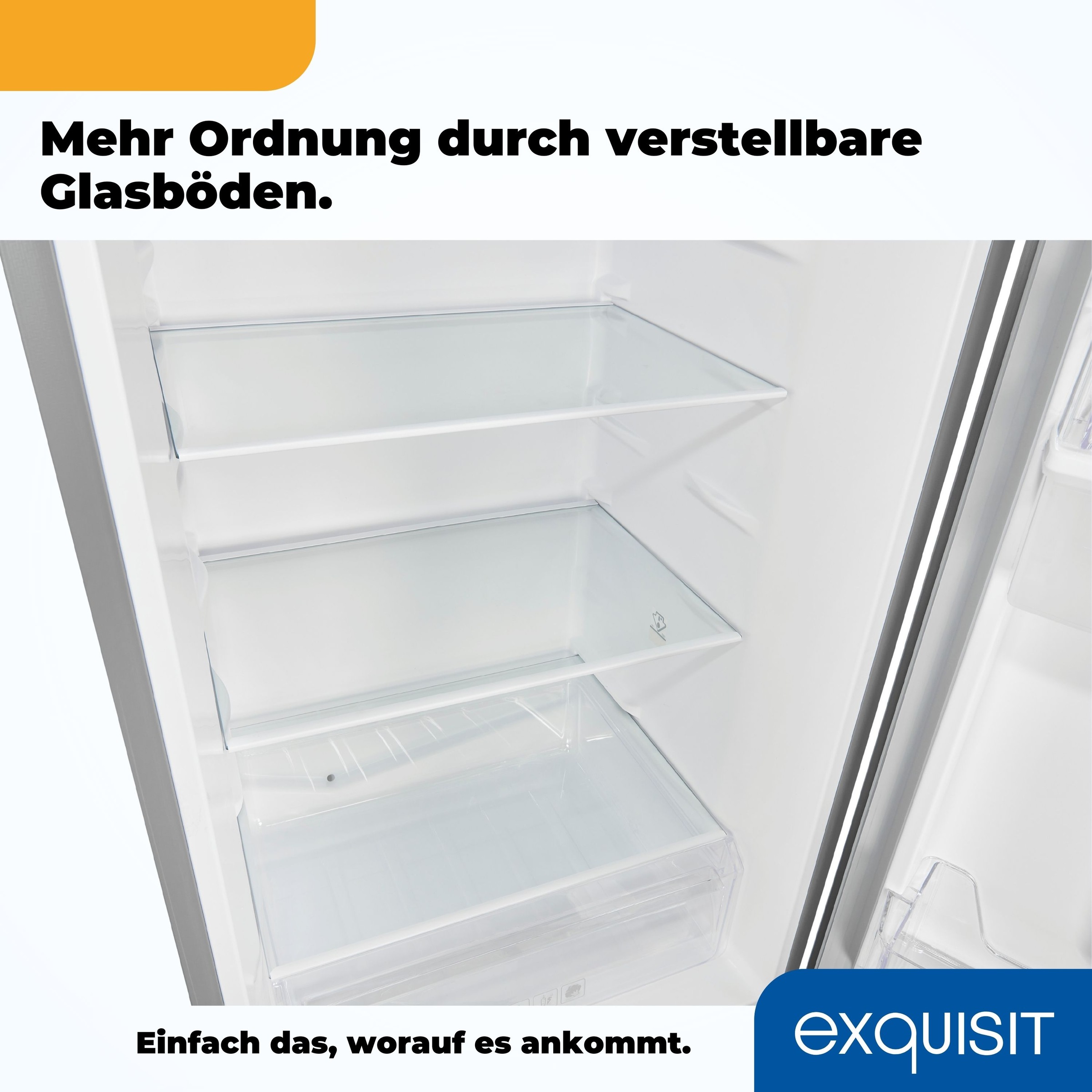 exquisit Kühl-/Gefrierkombination »KGC265-70-WS-040E inoxlook«