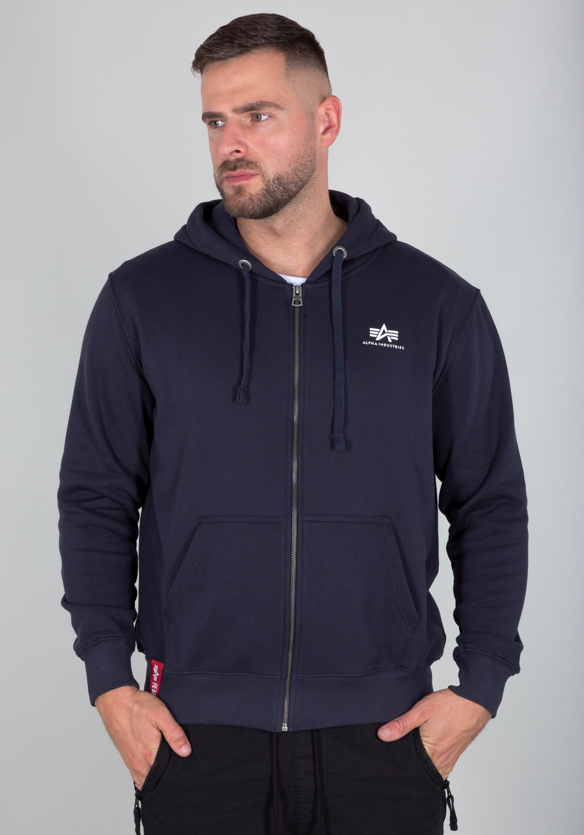 Thumbnail - Alpha Industries Kapuzensweatjacke "Basic Zip Hoody SL"