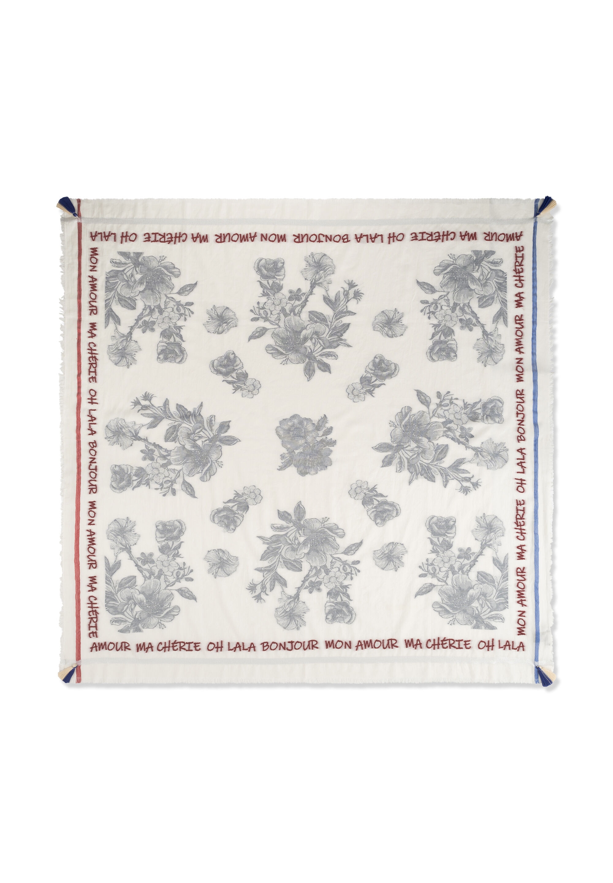 Codello Modetuch »Codello Jacquard-Tuch« Blumenmuster, Stickerei