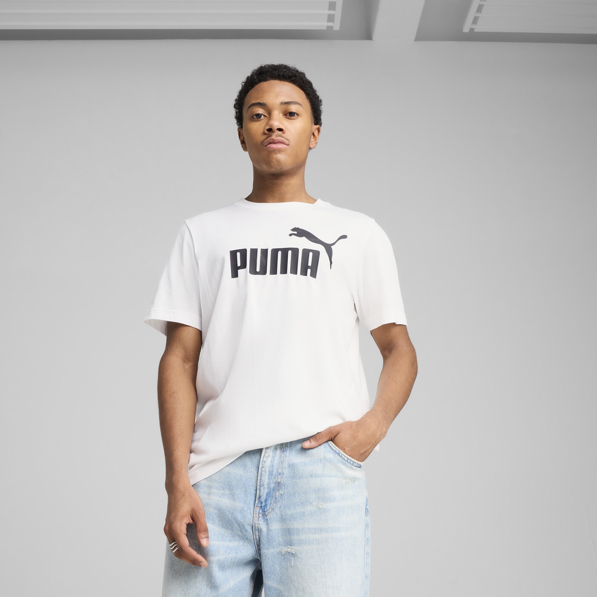PUMA T-Shirt »Essentials No. 1 Logo T-Shirt Herren«