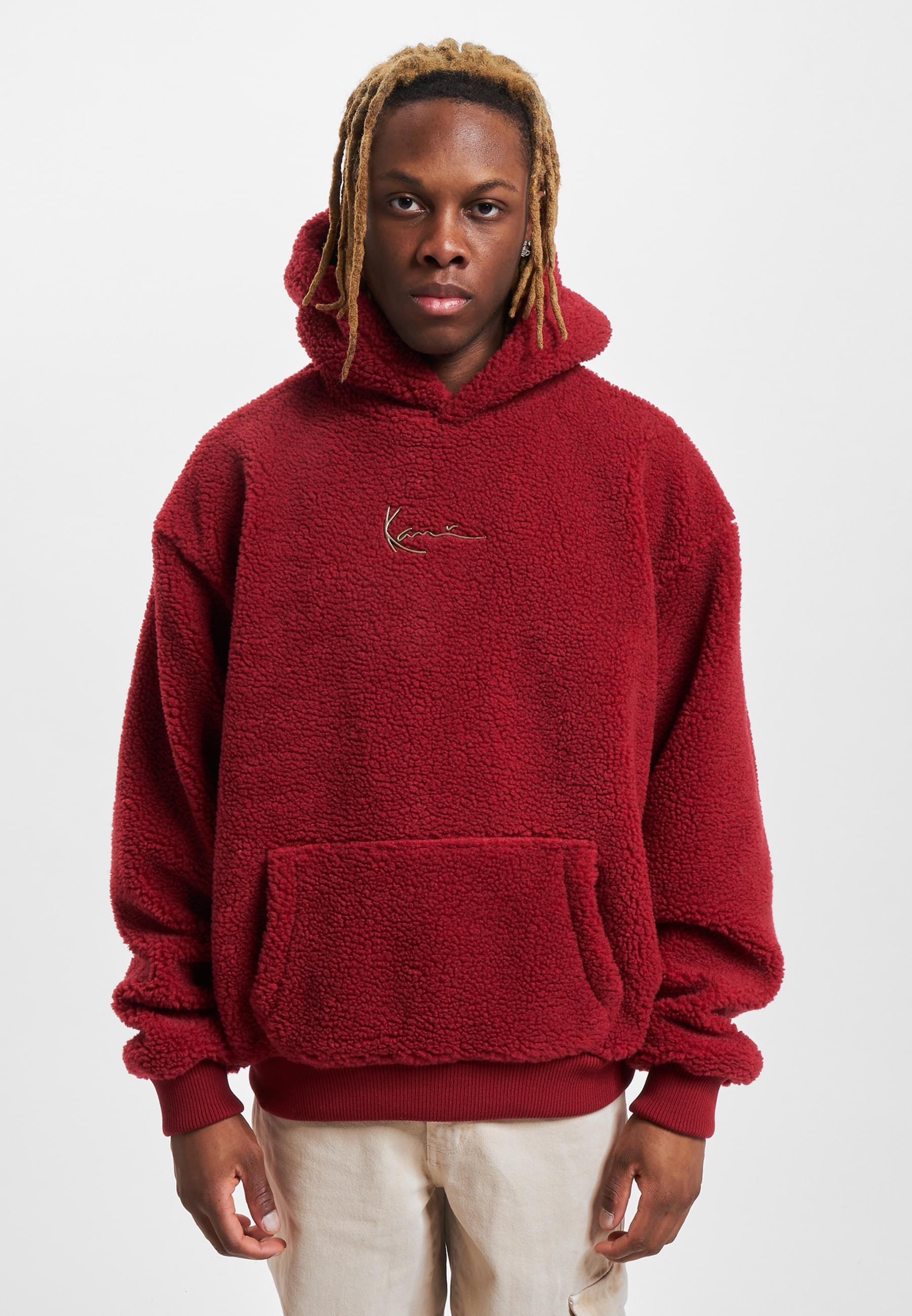 Karl Kani Longsleeve »Karl Kani Herren KK Metal Signature Teddy Os Hoodie«, (1 tlg.)