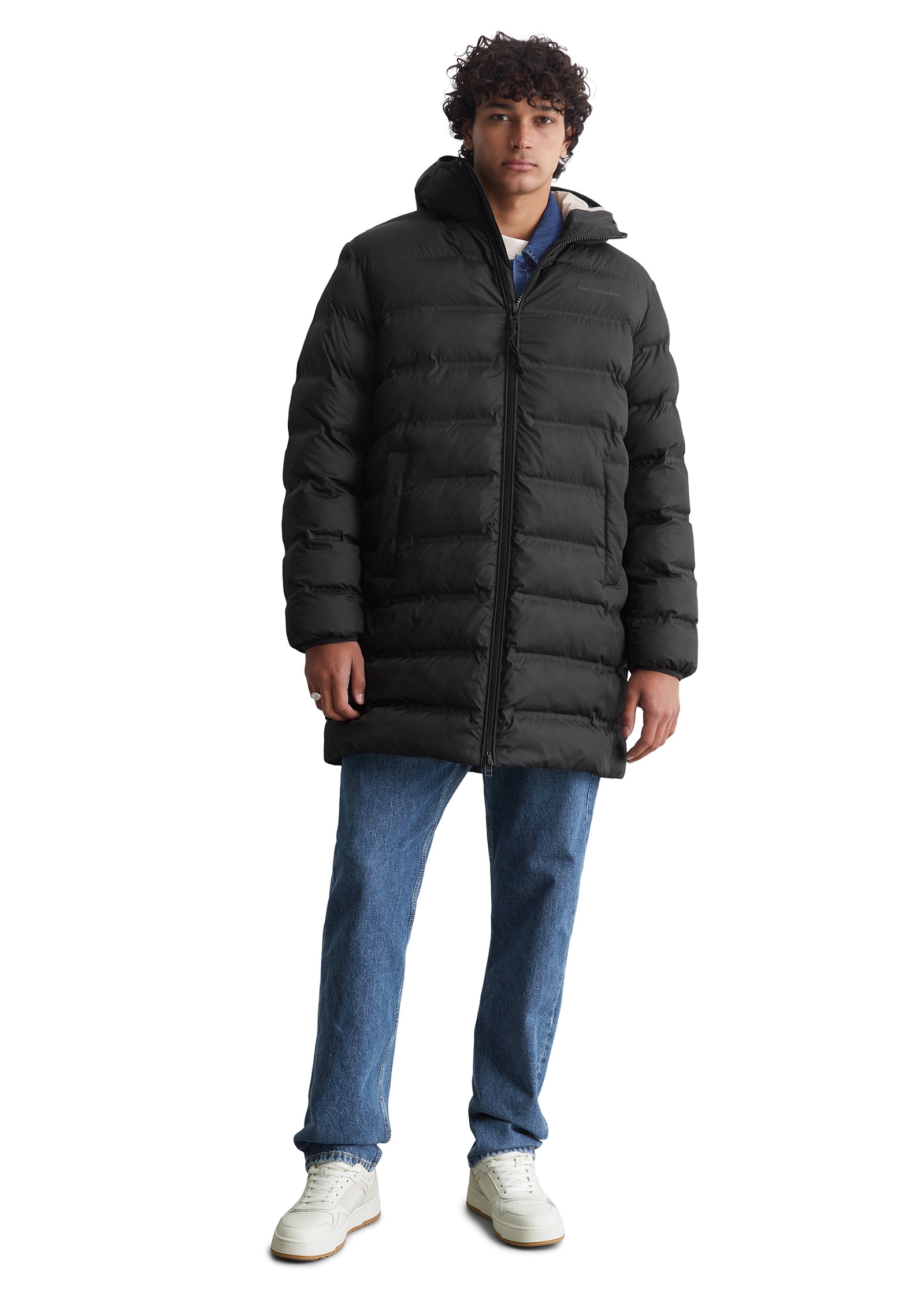 Marc O'Polo DENIM Steppmantel »aus recyceltem Polyester«