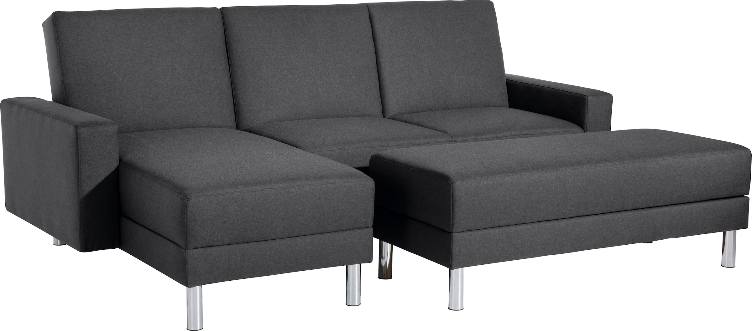 Schlafsofa »Just Fresh modernes kubisches Sofa, Rückenverstellung für Sitzkomfort«,...